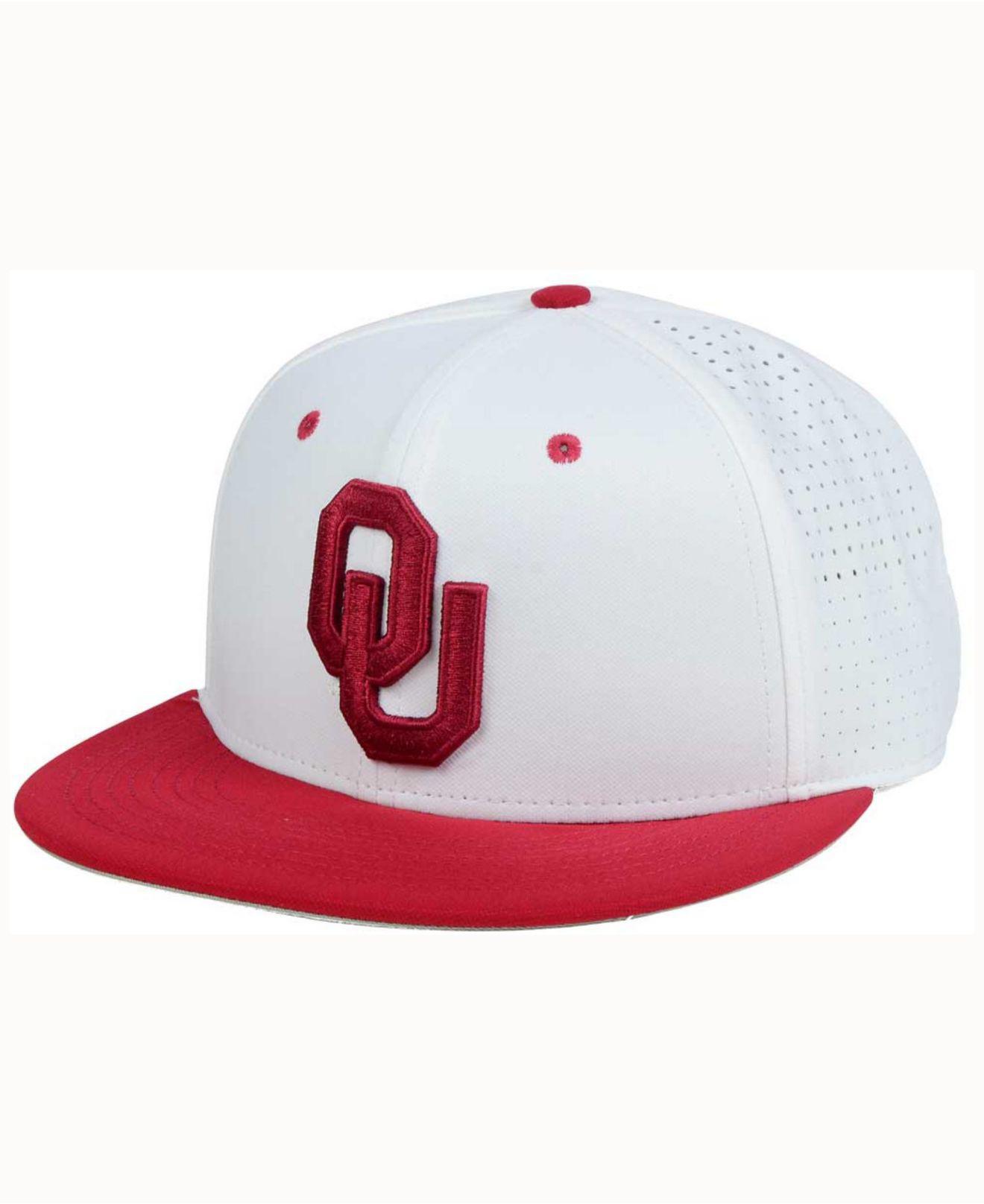 Nike Oklahoma Sooners True Vapor Fitted Cap in Red for Men | Lyst