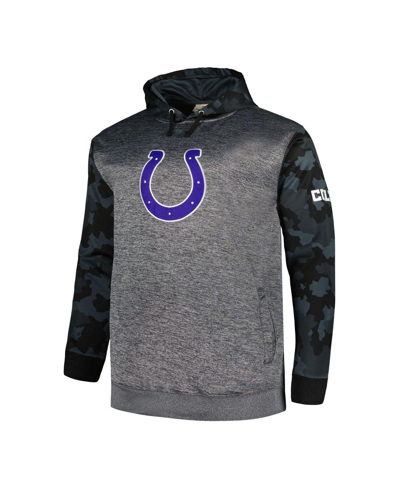 Fanatics Branded Heather Charcoal Indianapolis Colts Big And Tall Camo  Pullover Hoodie in Gray for Men