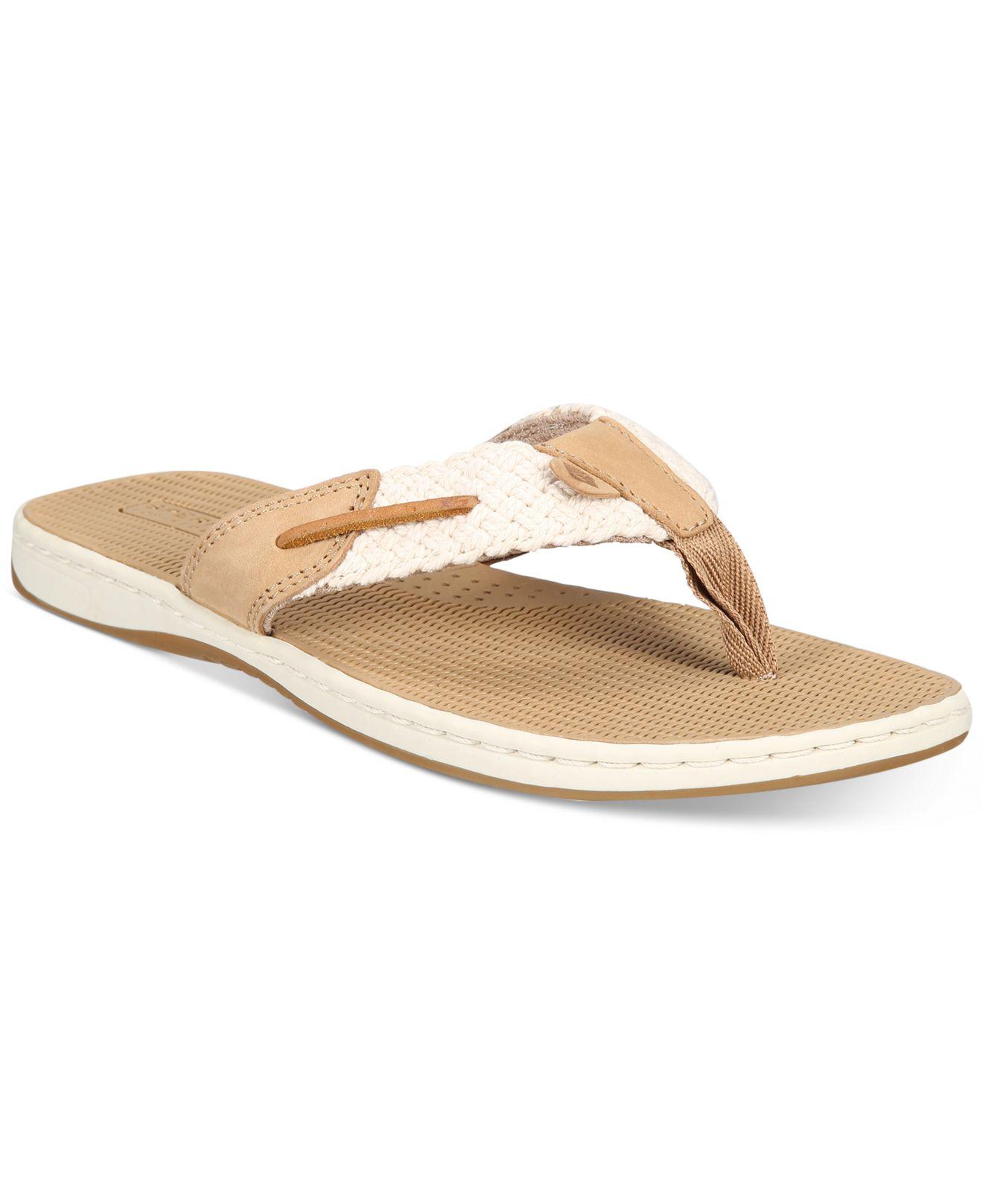 Sperry Top-Sider Leather Parrotfish Flip-flop Sandals - Lyst