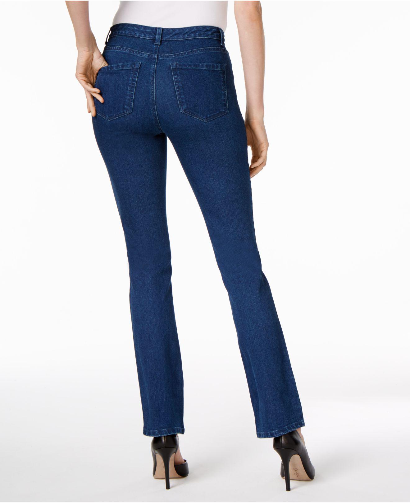 charter club curvy bootcut jeans