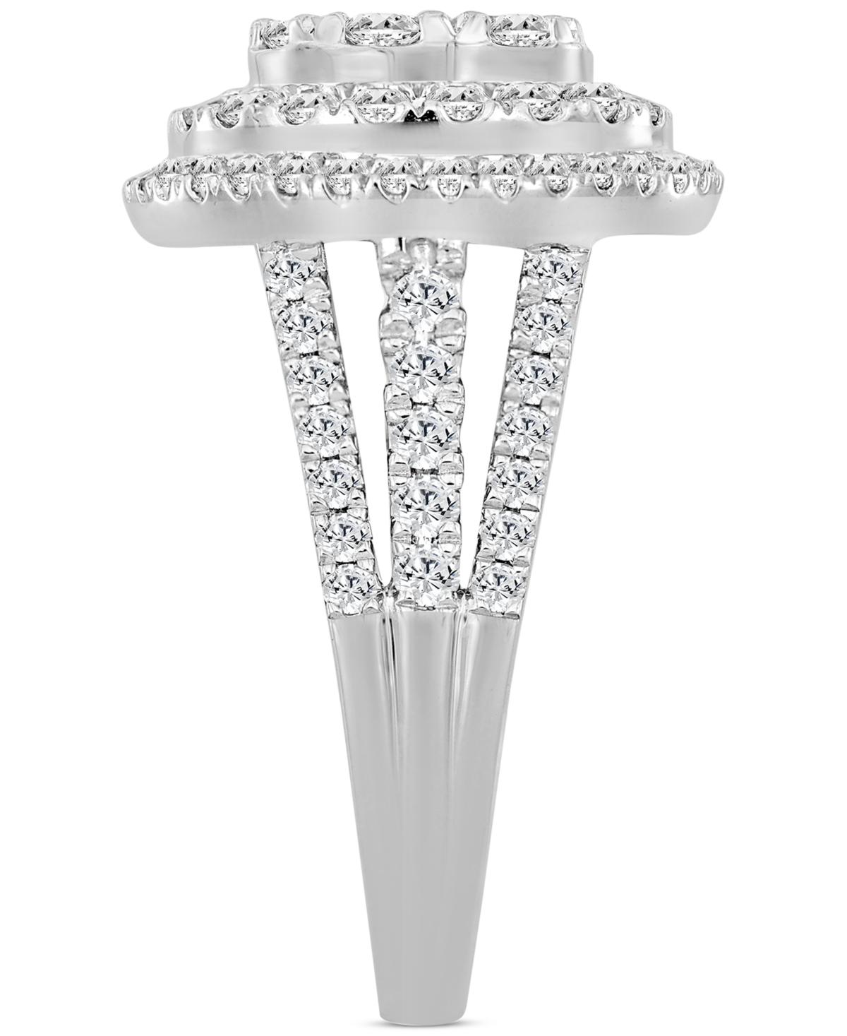 Macy's Diamond Concentric Circle Cluster Ring (2 in White