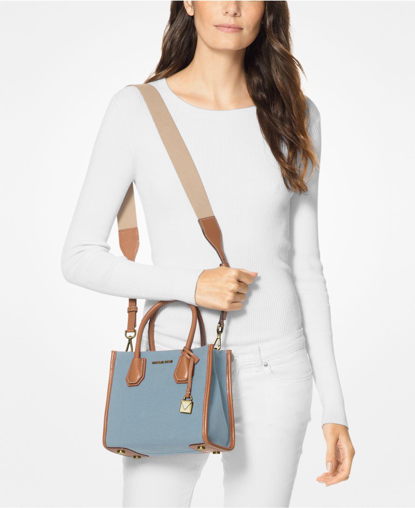 michael michael kors mercer canvas crossbody