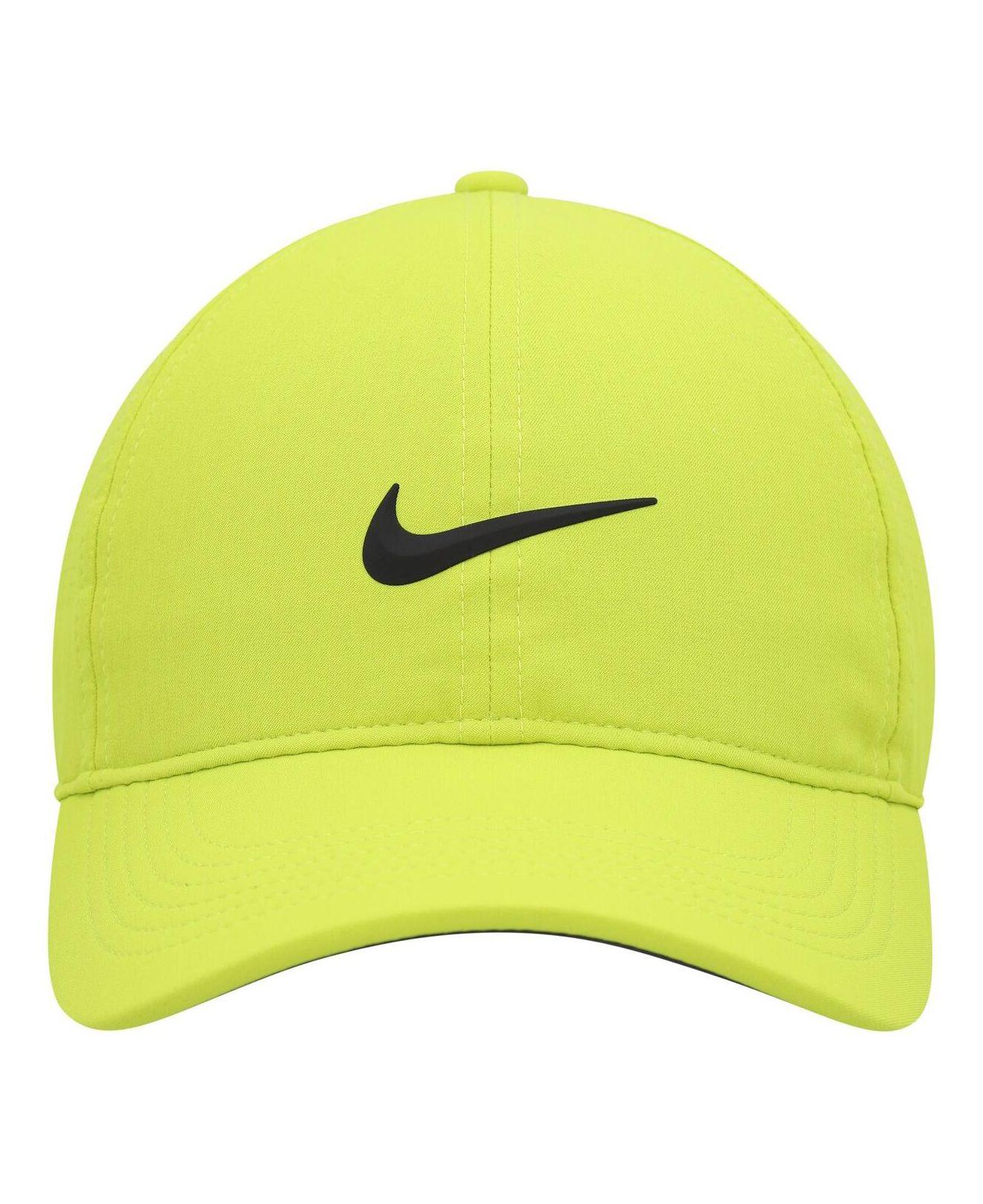 Nike Golf Neon Green Heritage86 Performance Adjustable Hat in Yellow | Lyst