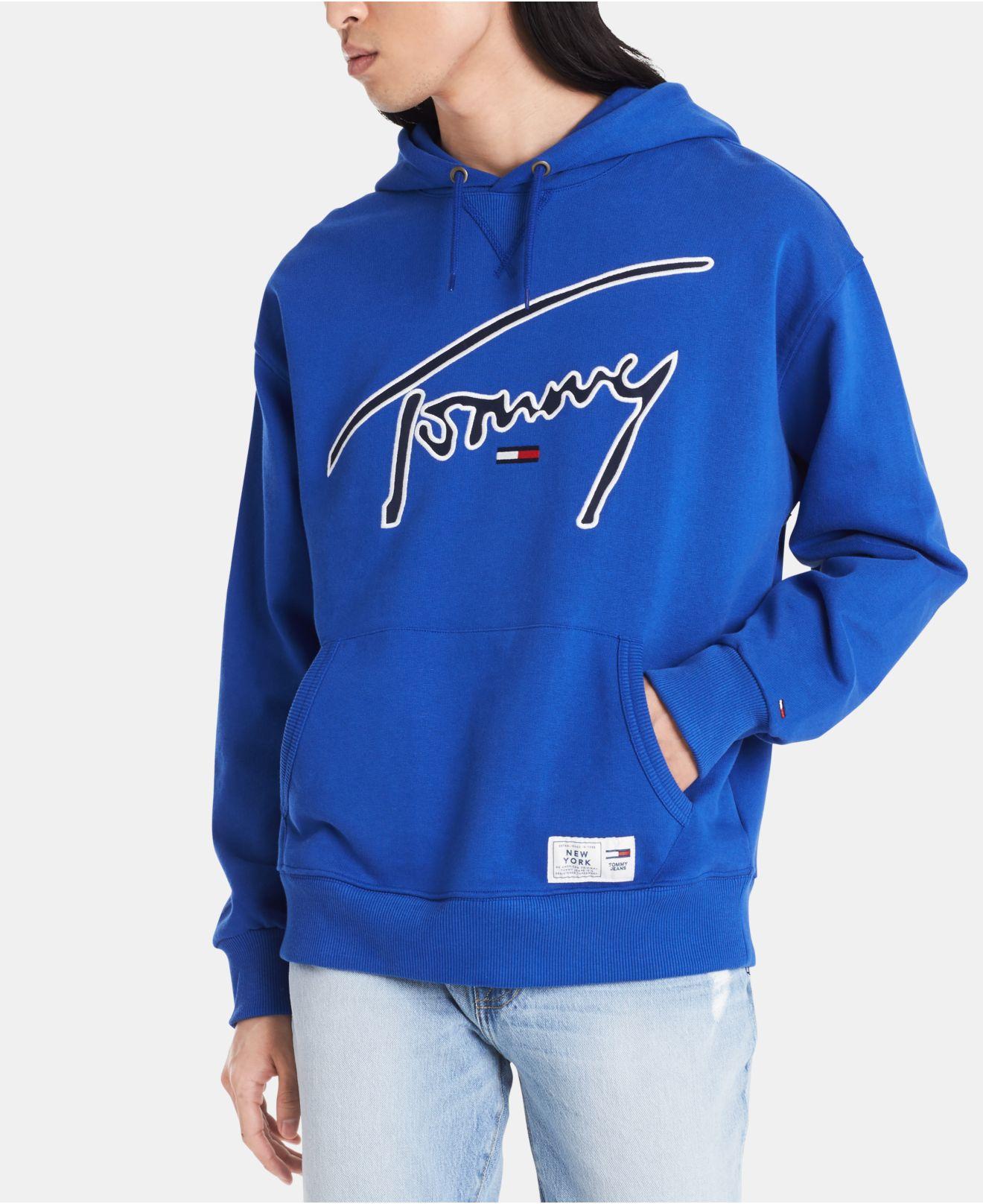 blue hilfiger hoodie