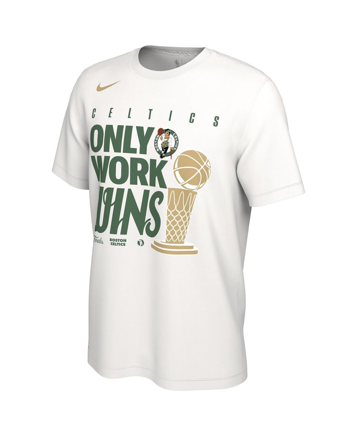 Men's Nike White Boston Celtics 2024 NBA Finals Champions Celebration