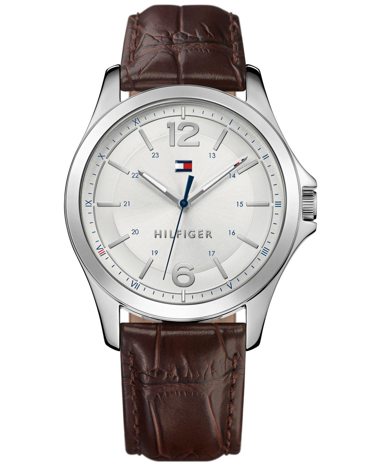 tommy hilfiger leather watch strap