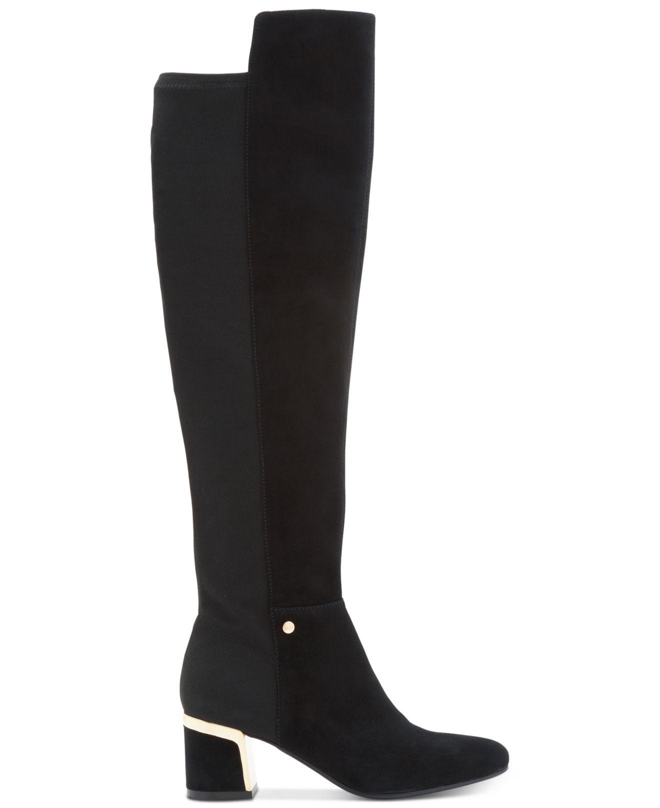 dkny wide calf boots