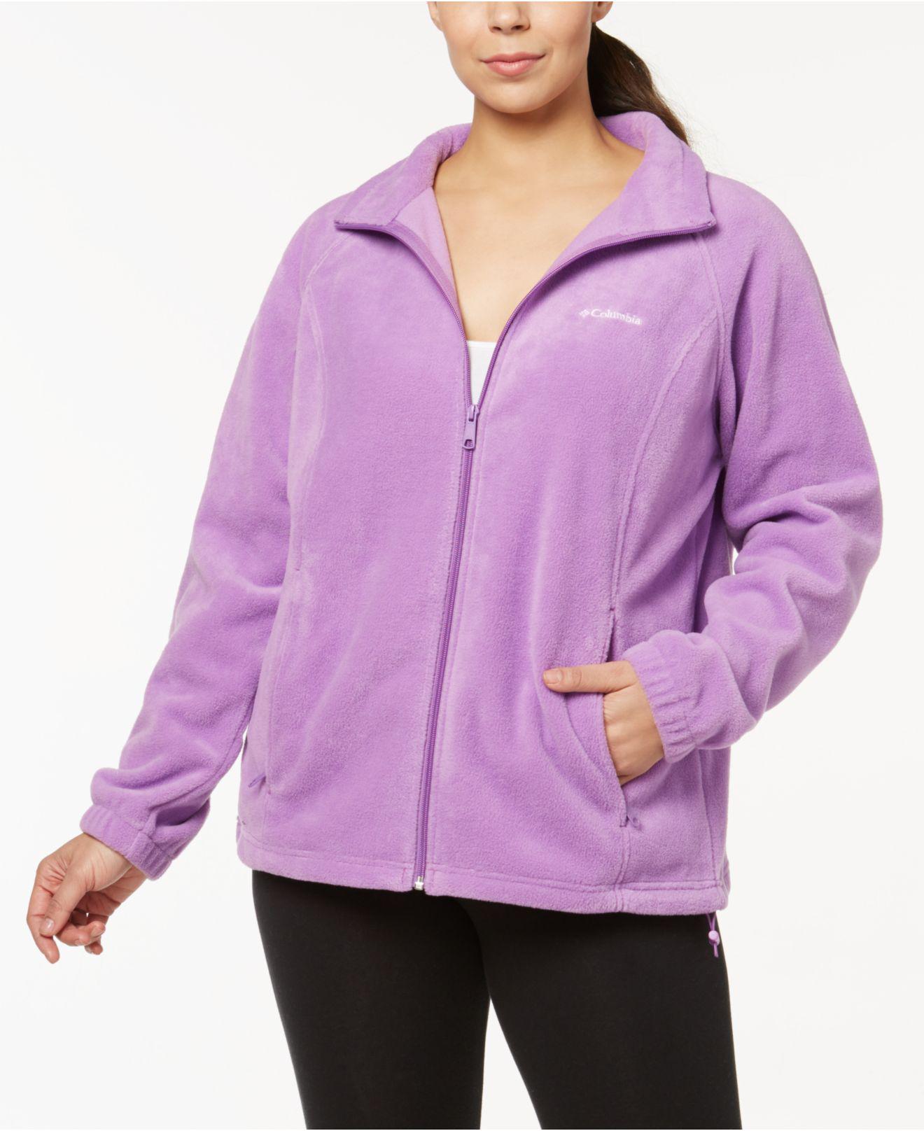 purple columbia fleece jacket
