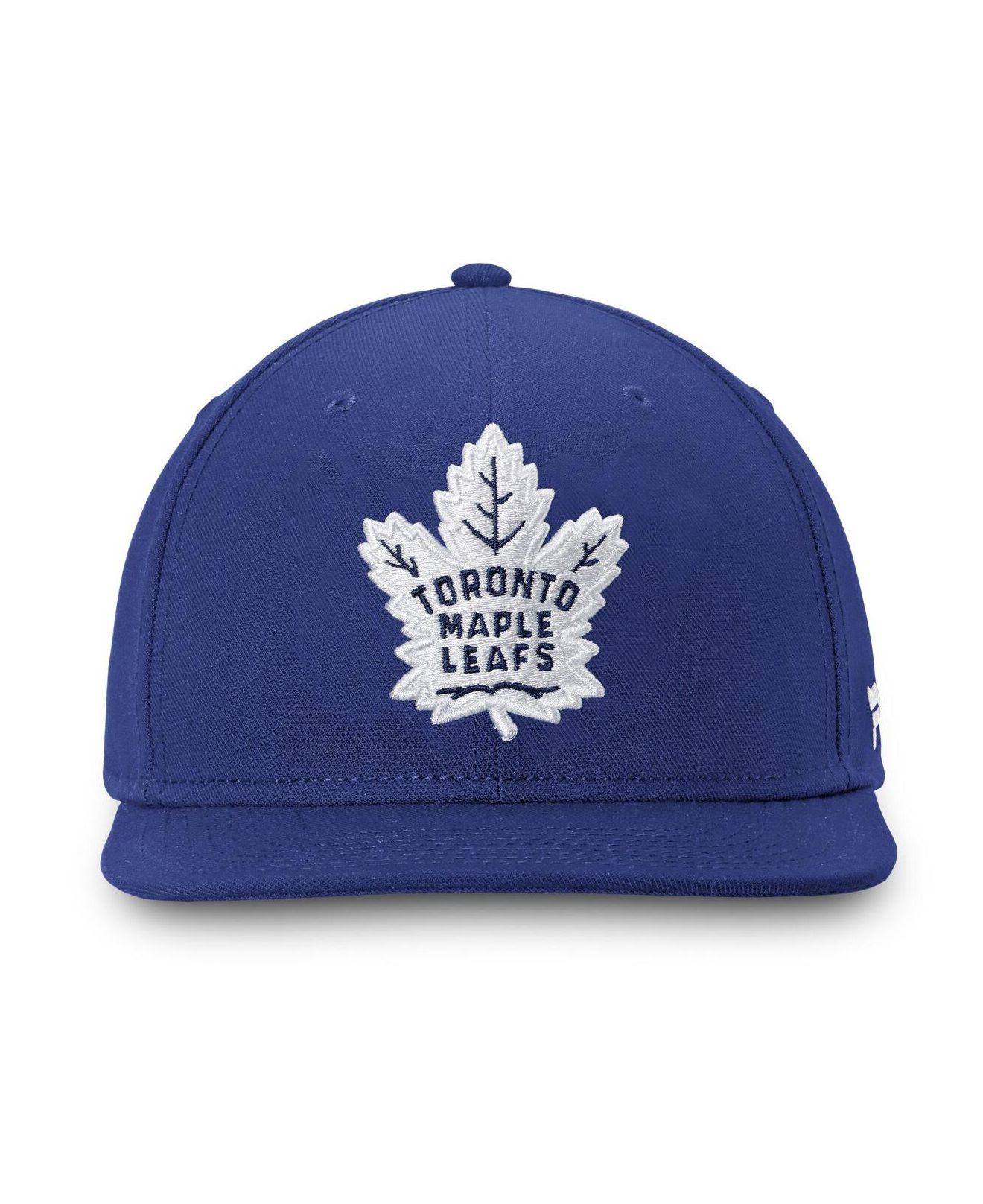 Toronto Maple Leafs Hat: Royal Blue Snapback Flat Bill Hats | NHL