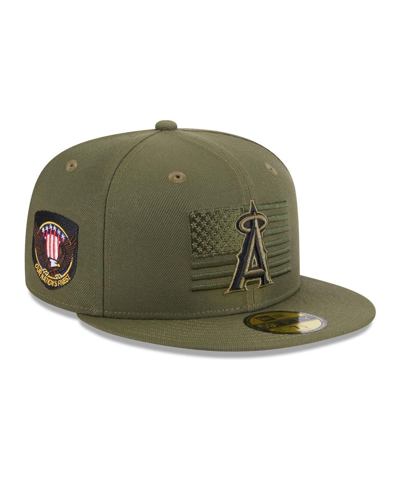 KTZ Green Los Angeles Angels 2023 Armed Forces Day Onfield 59fifty