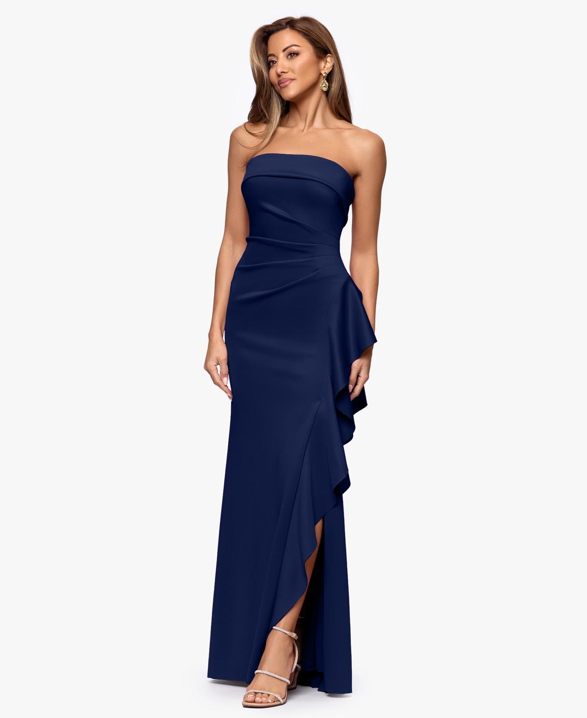 sachin and babi light blue dress Xscape Satin Dress 10
