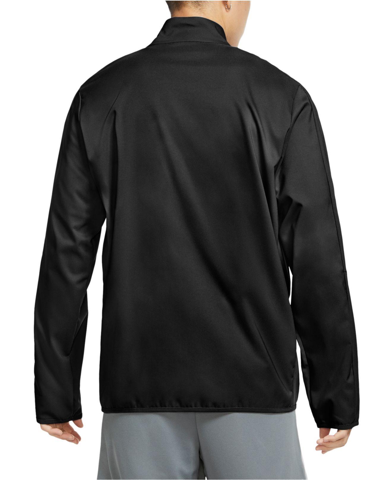 nike dri fit jacket mens black