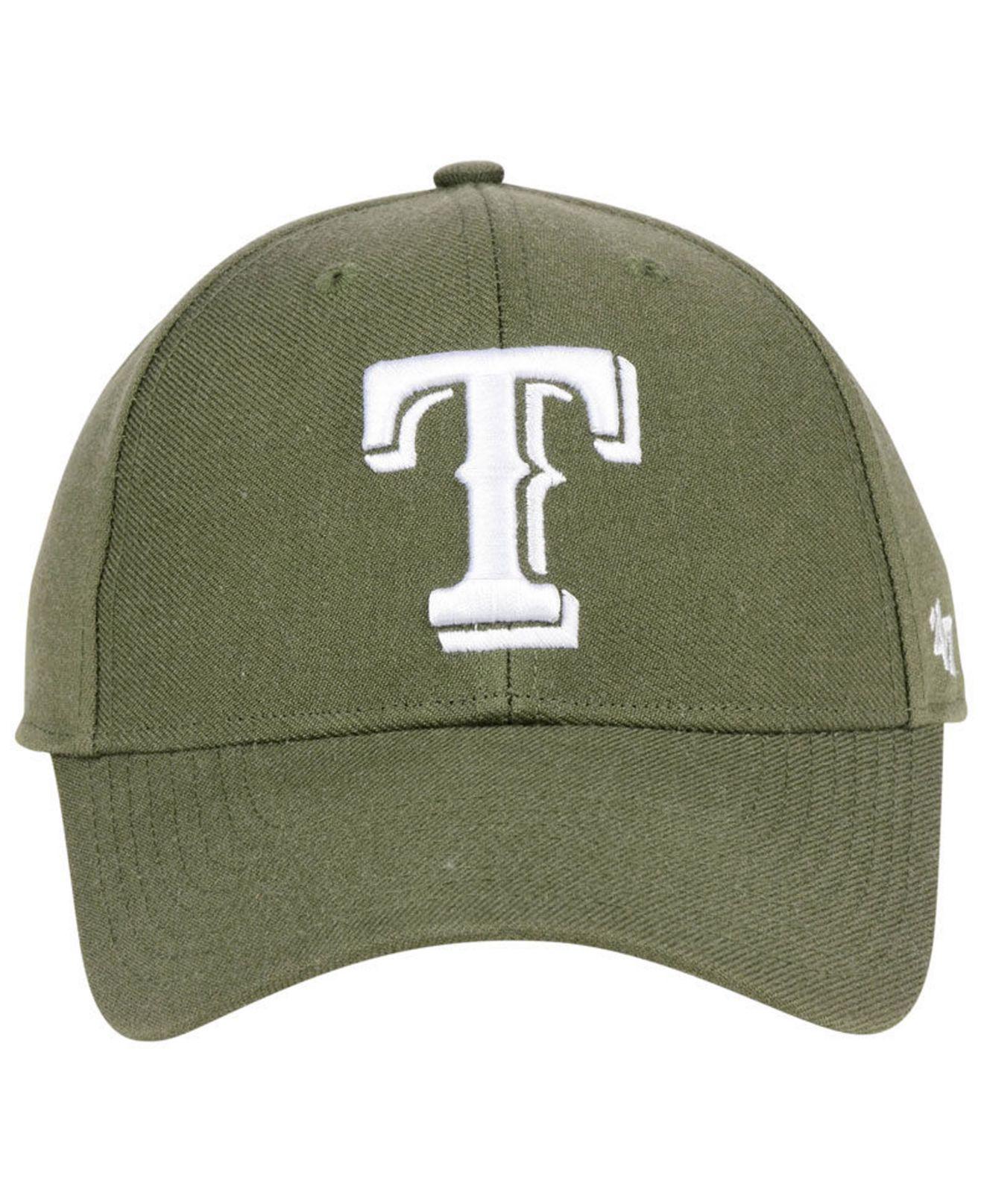 Synthetic Texas Rangers Olive Mvp Cap 