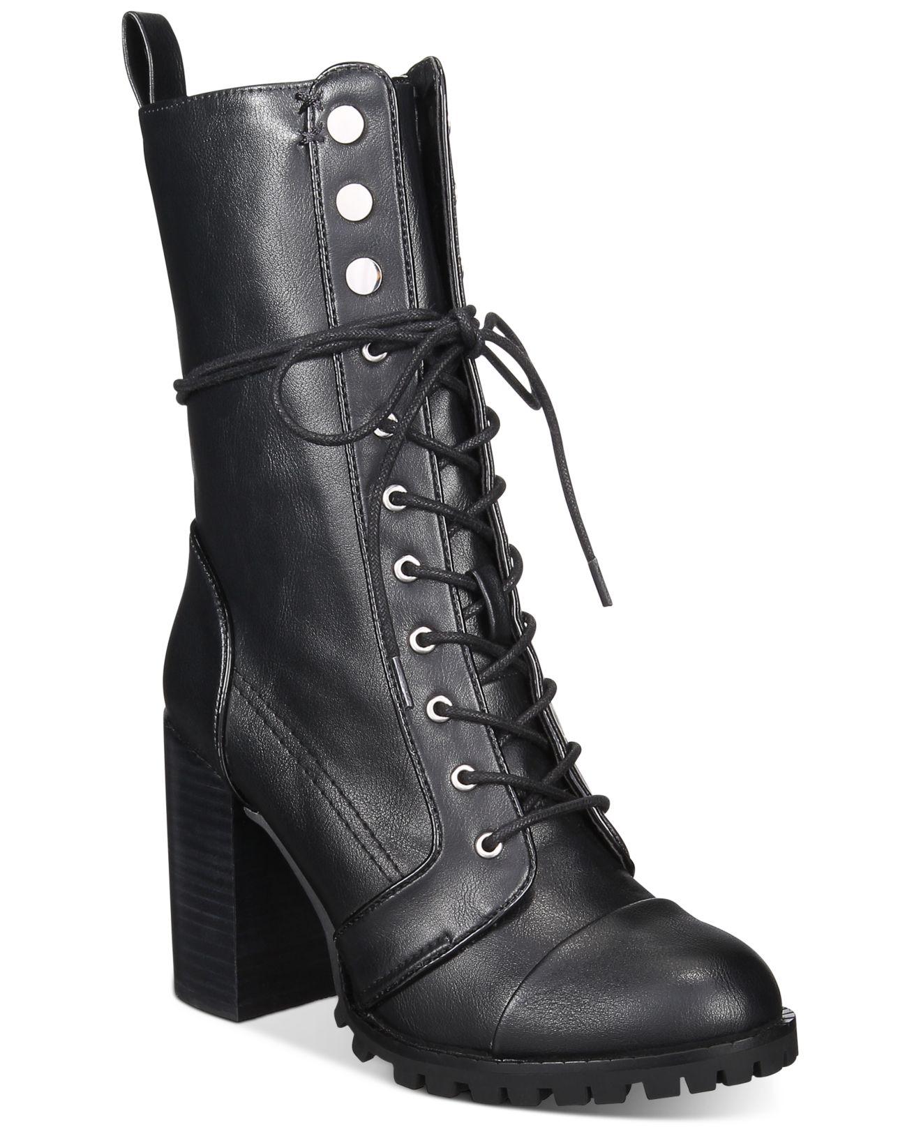 daylene stiletto combat boot