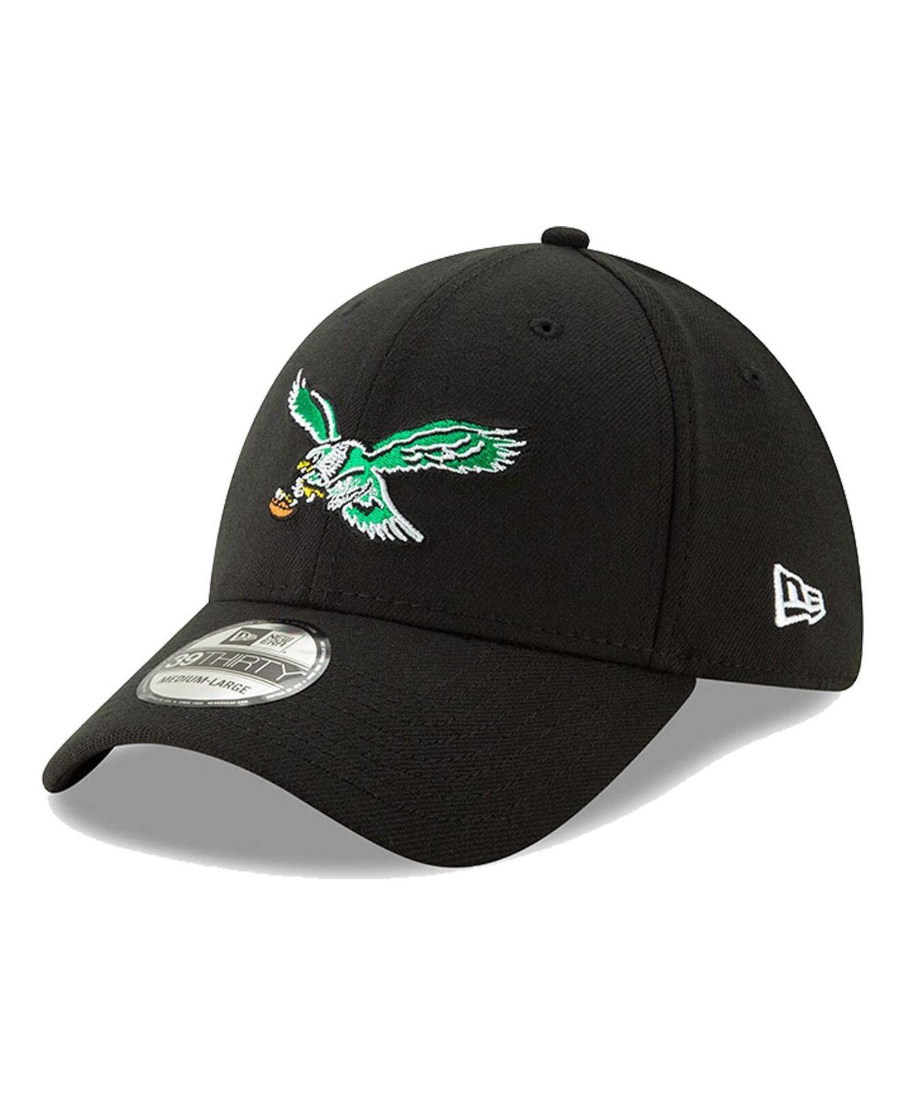 Men's New Era Black Philadelphia Eagles Classic 9FIFTY Trucker Snapback Hat