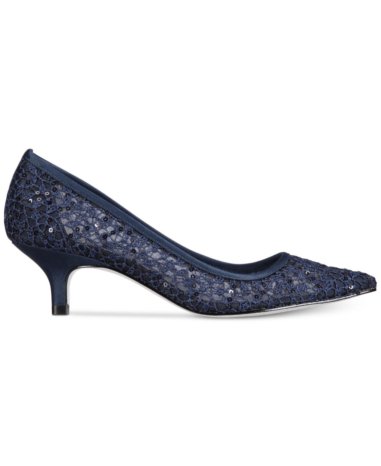 Adrianna Papell Lois Lace Evening Pumps 