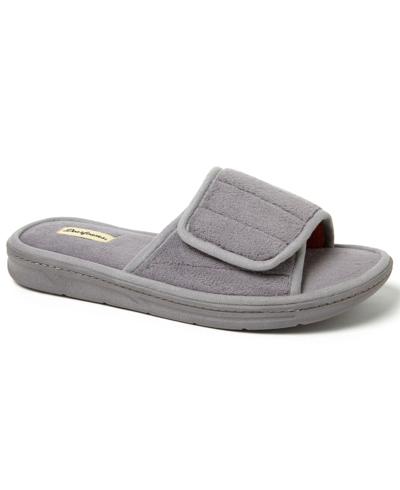 Dearfoams Collin Terry Slide Slippers in Gray Lyst