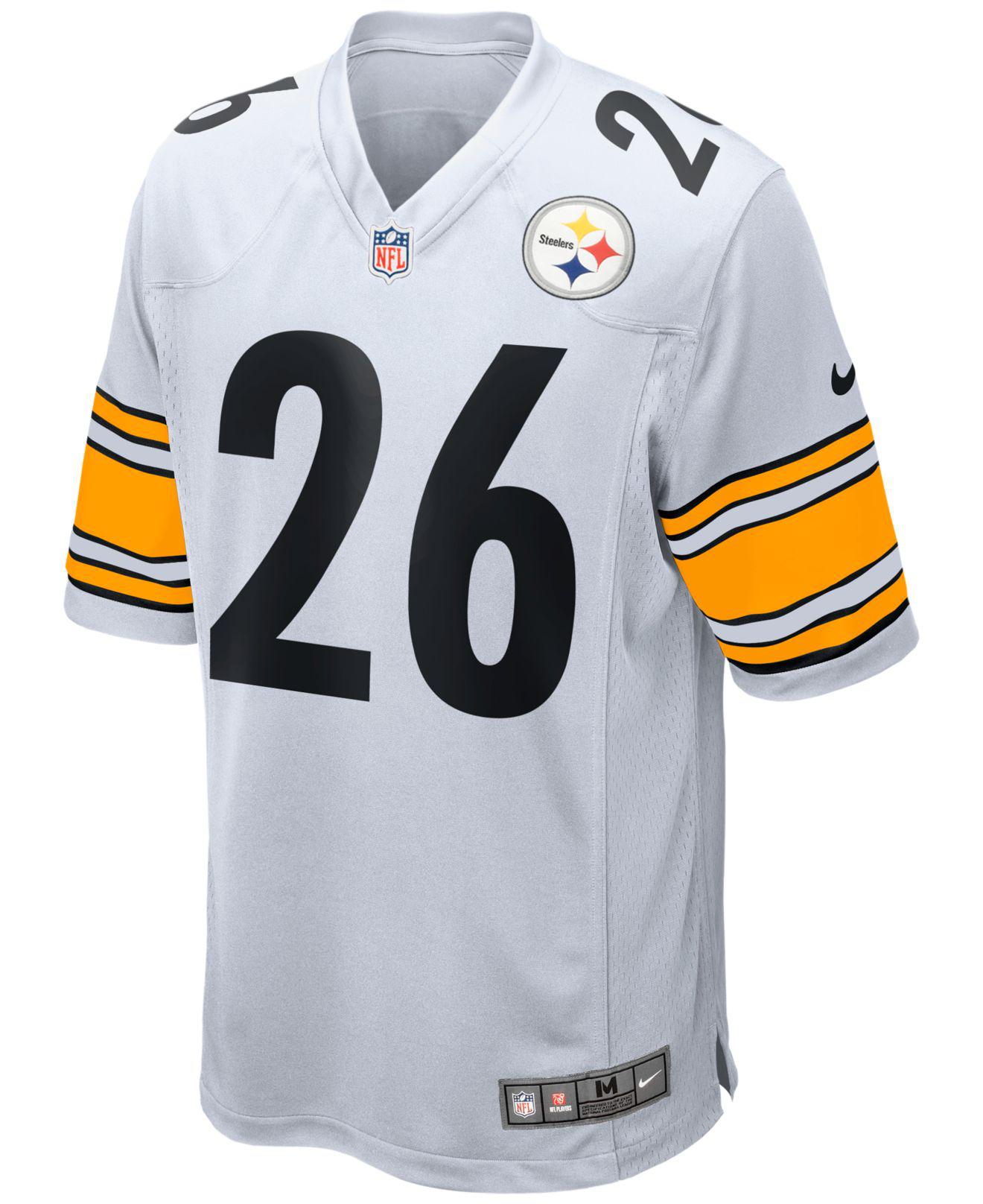 Nike Synthetic Men's Le'veon Bell Pittsburgh Steelers Game Jersey in White for Men Lyst