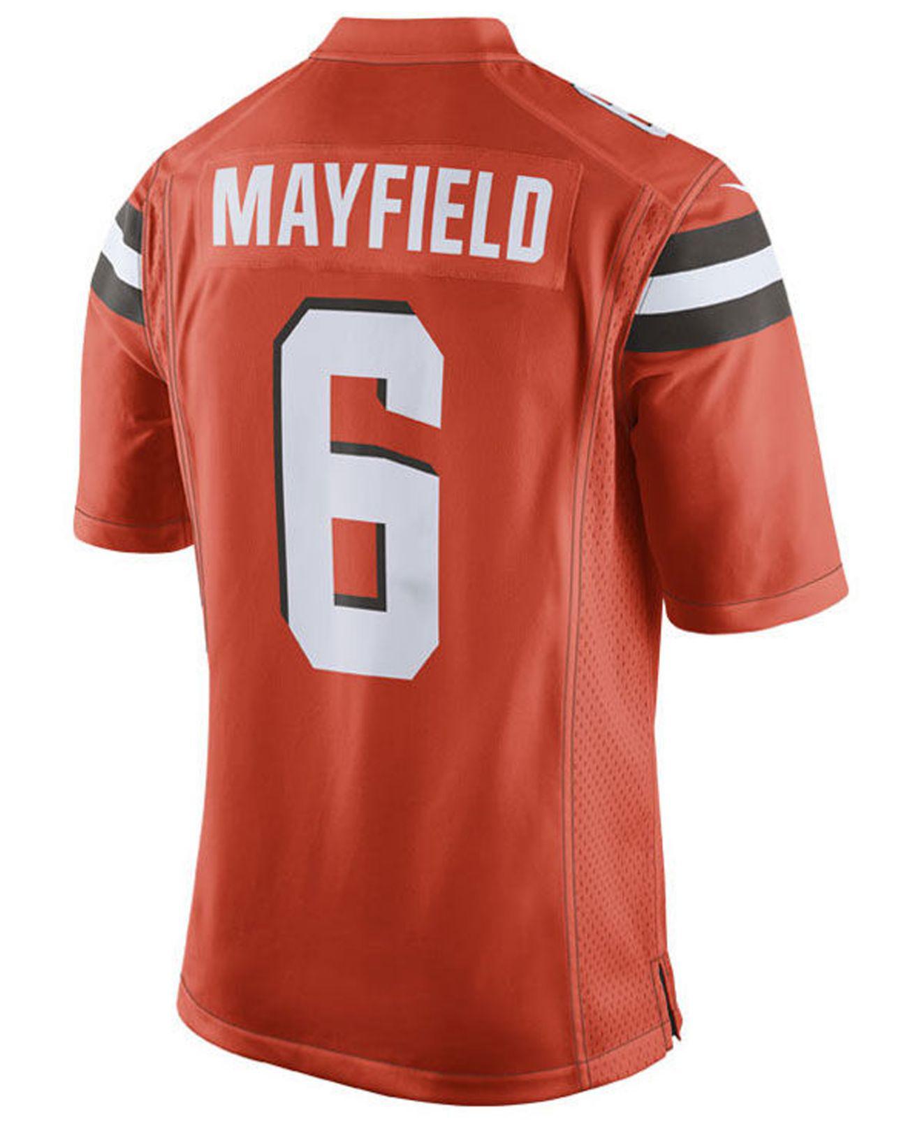 mayfield cleveland browns jersey