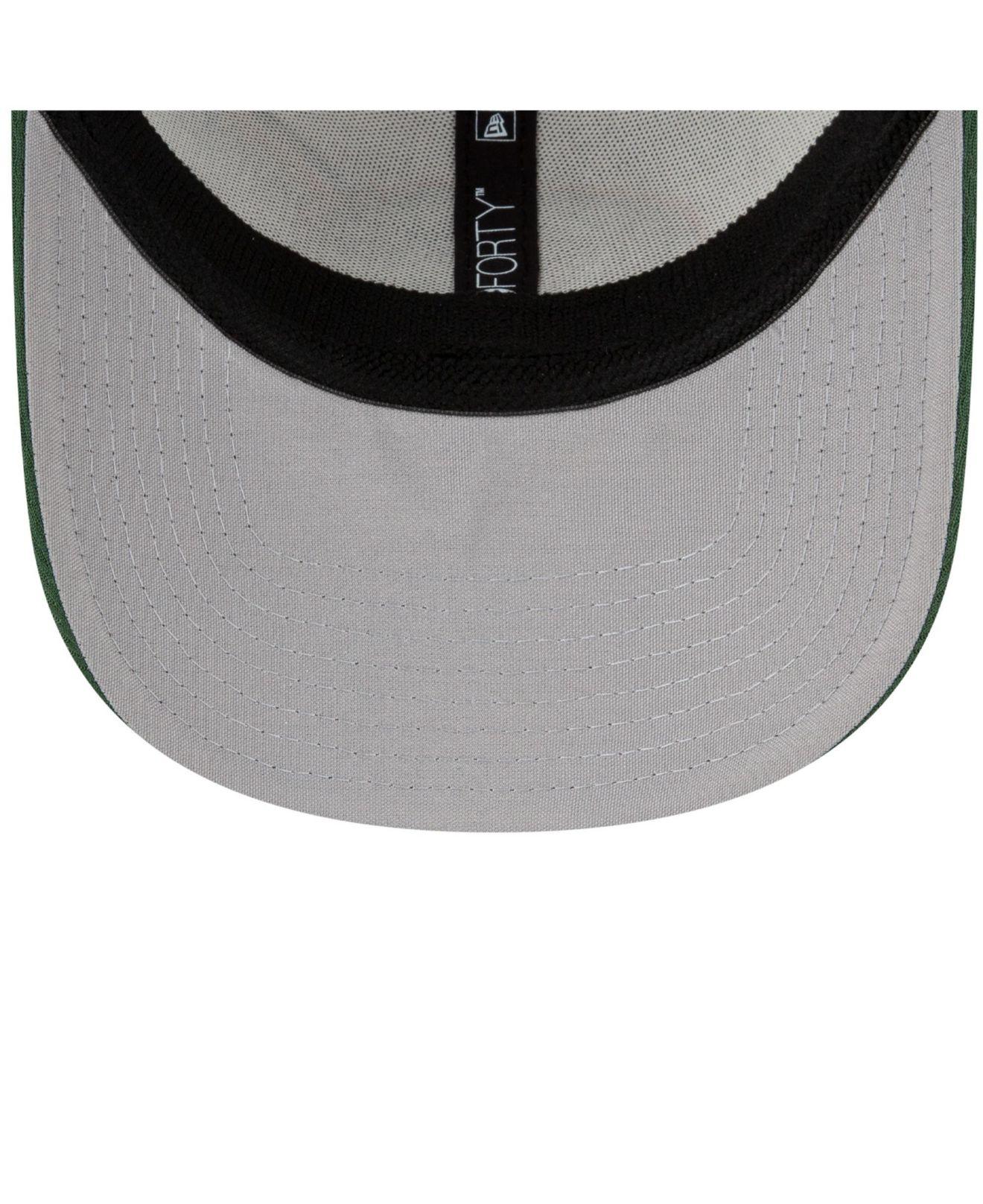 Men's New Era Gray/Green Green Bay Packers 2021 NFL Training Camp Official  39THIRTY Flex Hat