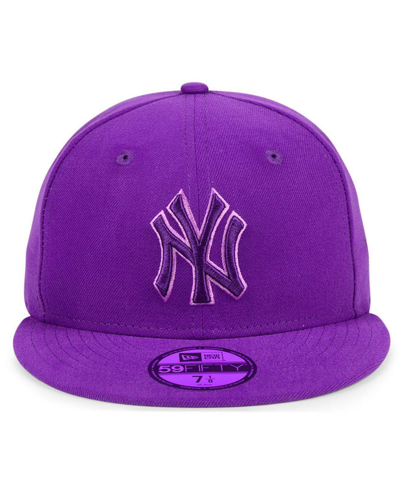 KTZ New York Yankees Prism Color Pack 59fifty Fitted Cap in Purple for Men  | Lyst