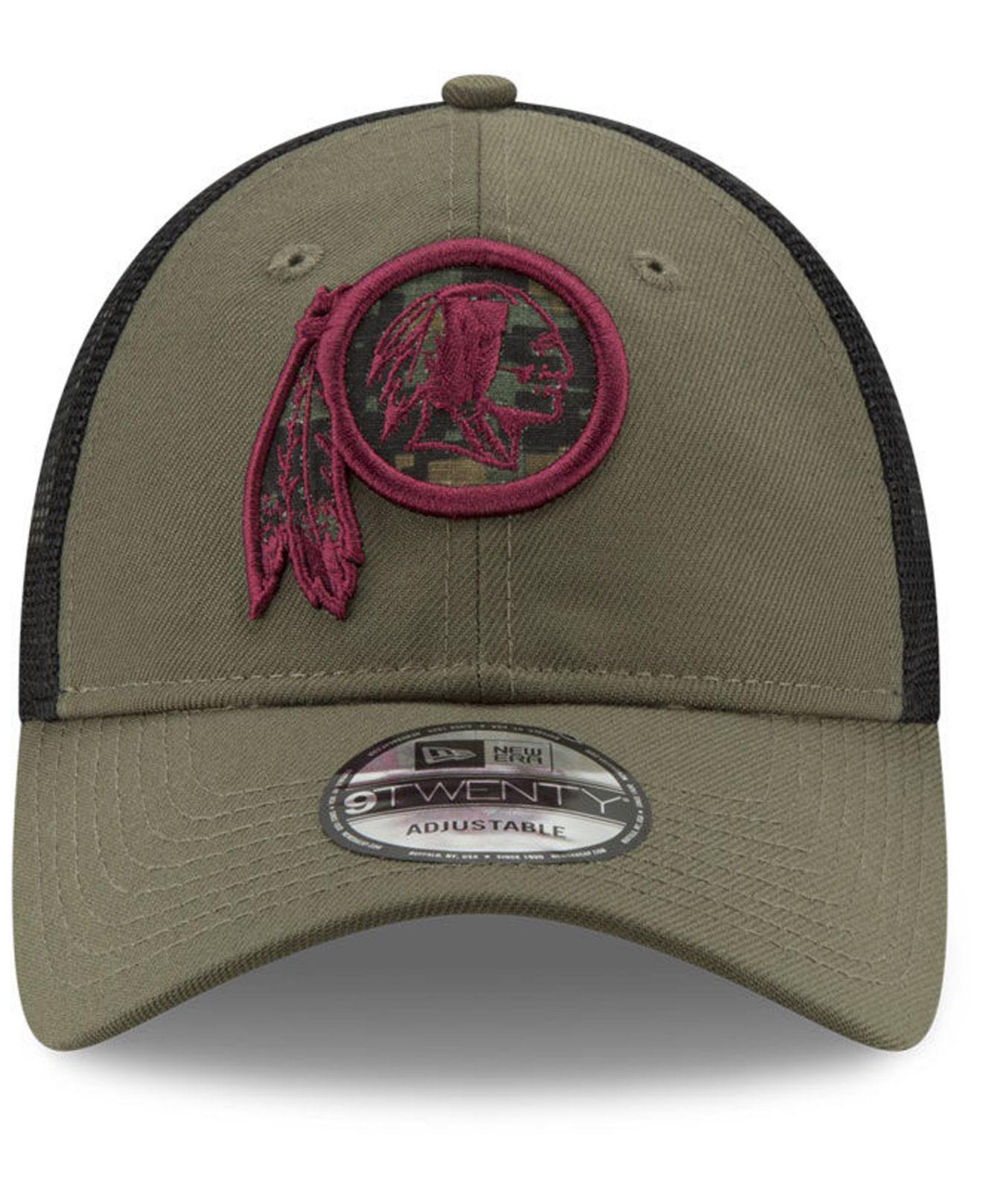 KTZ Washington Redskins Camo Service Patch 9twenty Trucker Cap in Green for  Men | Lyst