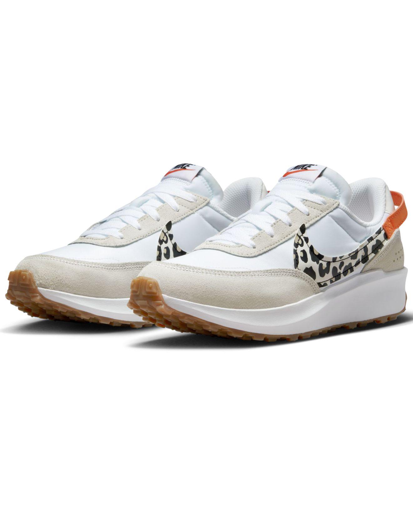 white nike waffle