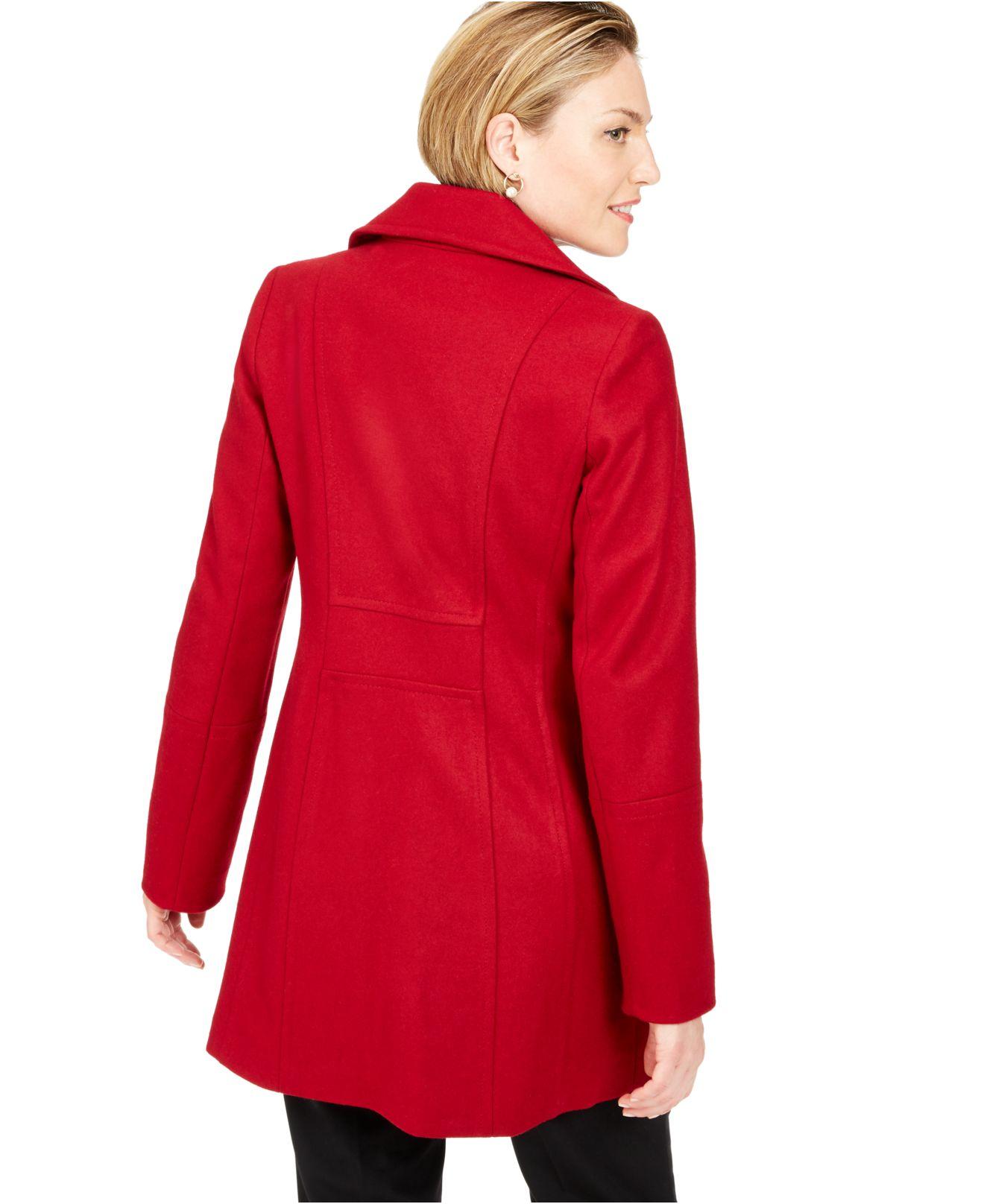macys petite peacoat