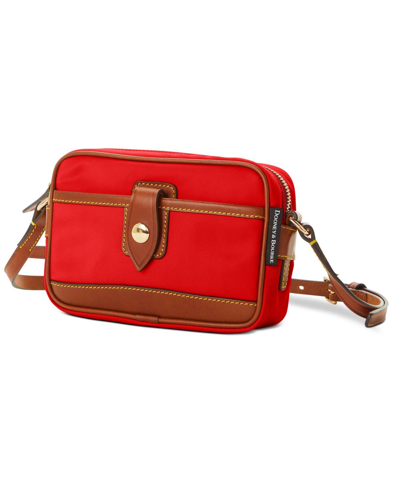 Dooney & Bourke Synthetic Wayfarer Camera Crossbody in Red/Gold (Red) Lyst