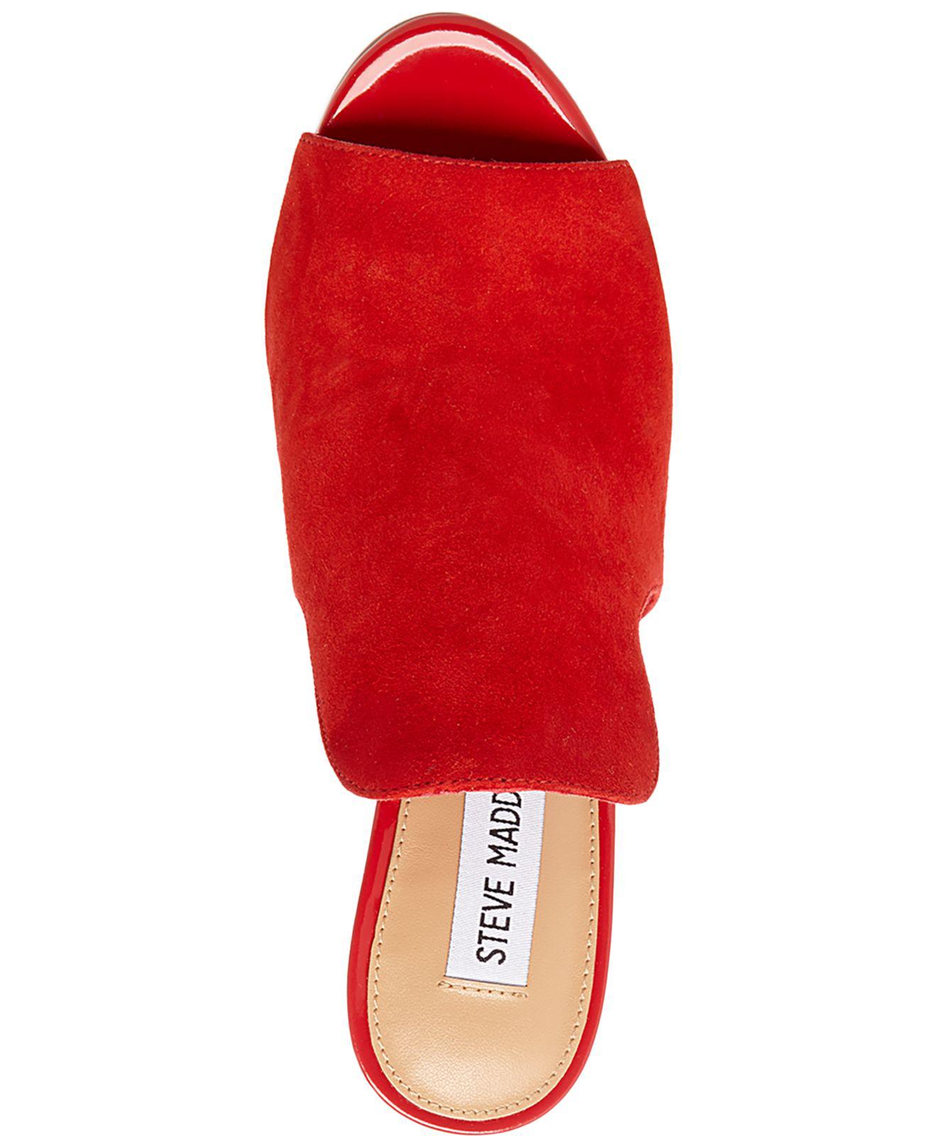 sinful red suede