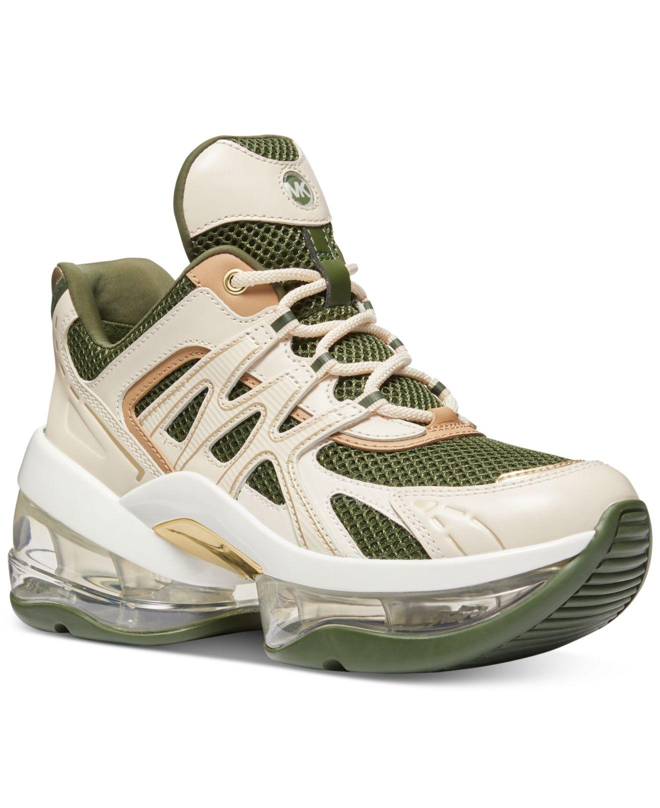 Michael Kors Olympia Sport Extreme Lace-up Sneakers in Green