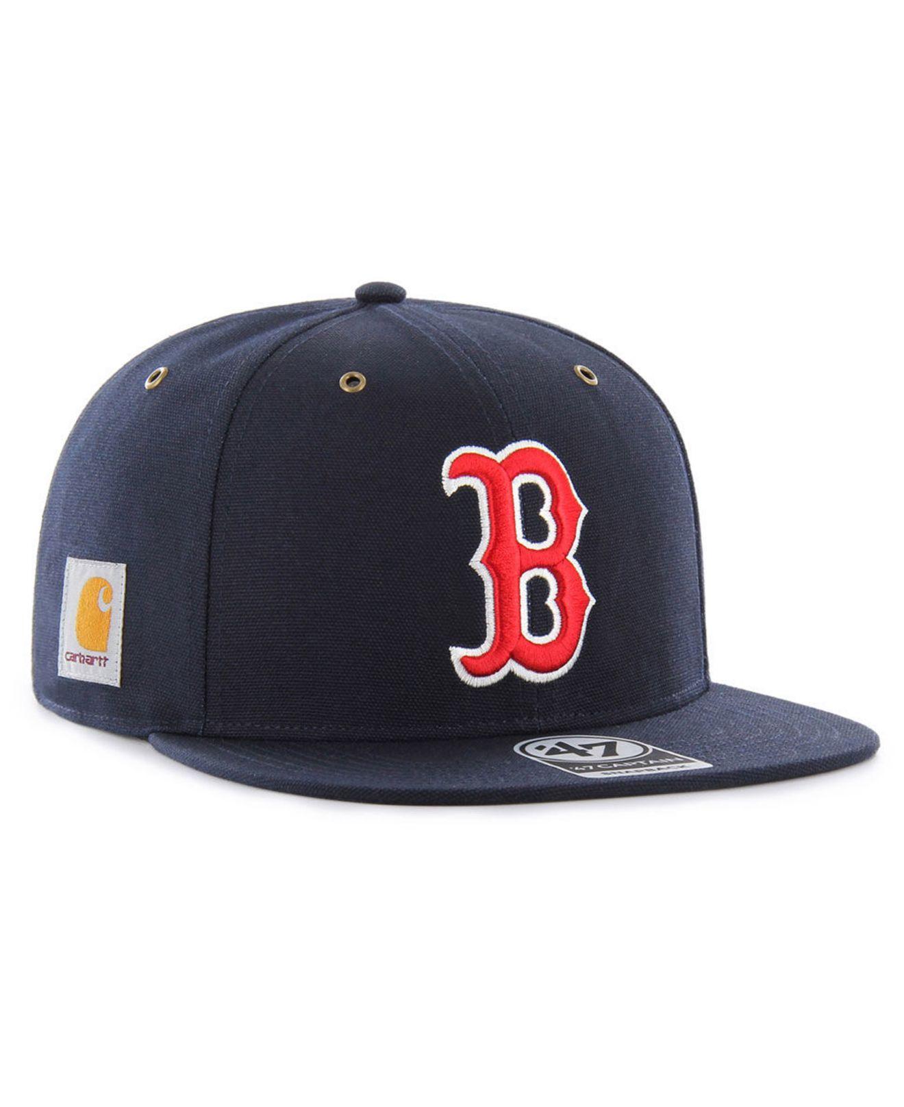 47 Brand Boston Red Sox Carhartt Captain Cap in Blue for Men | Lyst