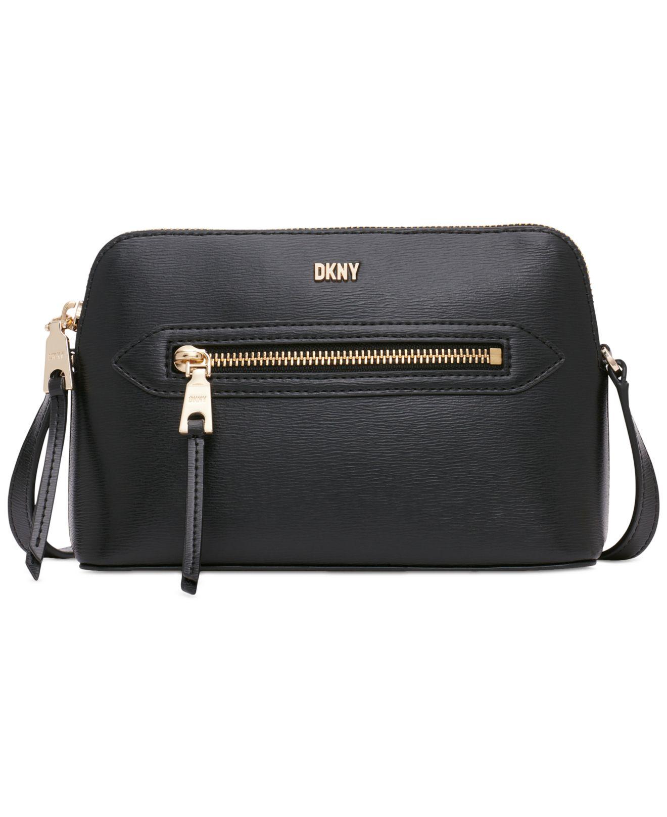 DKNY Chelsea Dome Small Ziptop Crossbody in Black Lyst