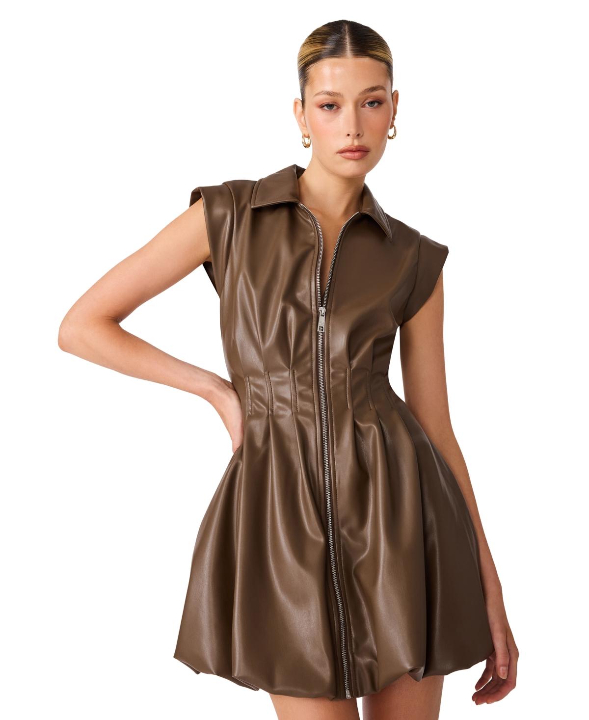 steve madden brown leather dress Faux Dresses for Women pale yellow chiffon dress while the sturdy sole Color:TAN/WHITE Bridesmaids pants outfits | Dress shoes