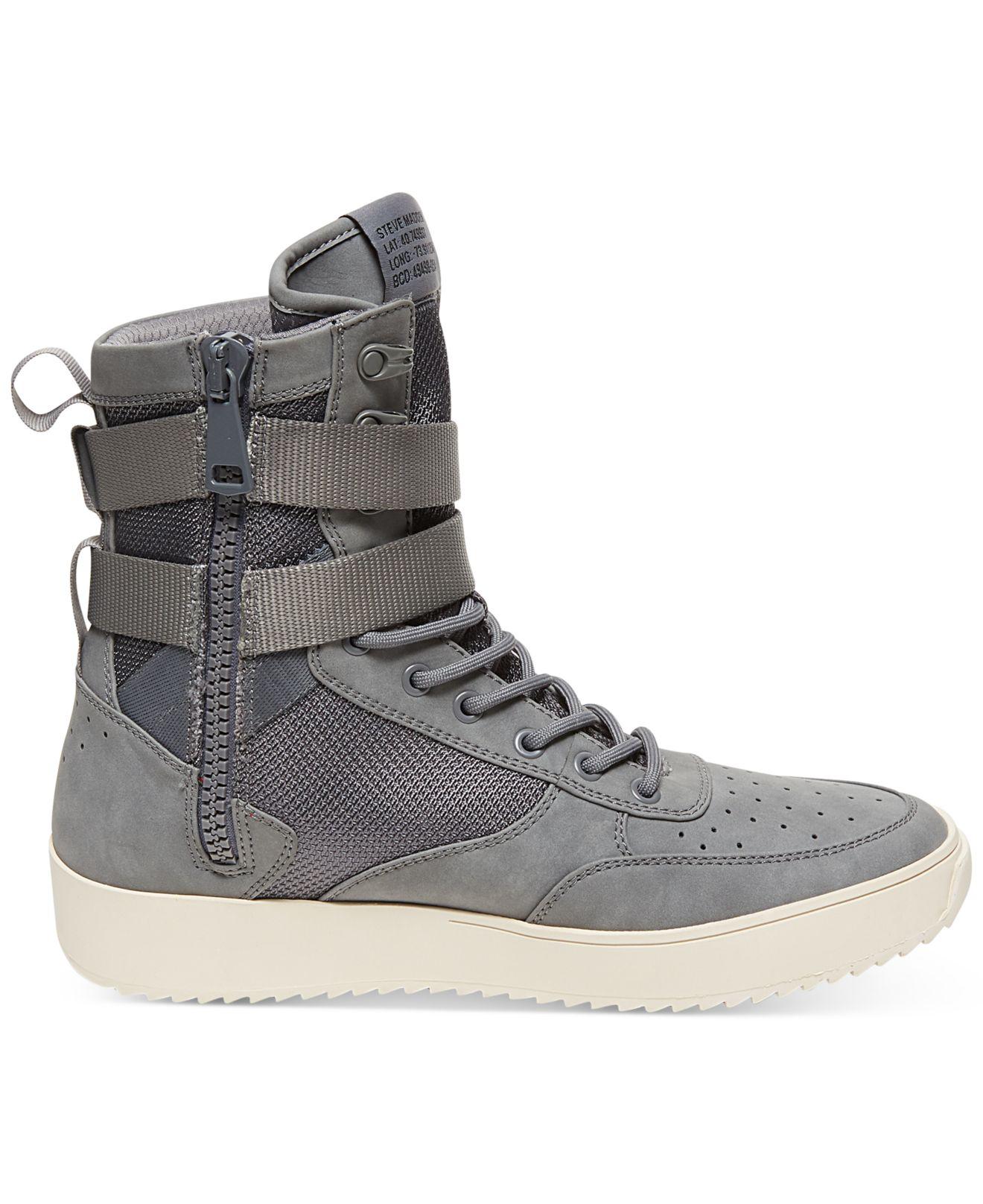 Zeroday High-top Sneakers in Grey 