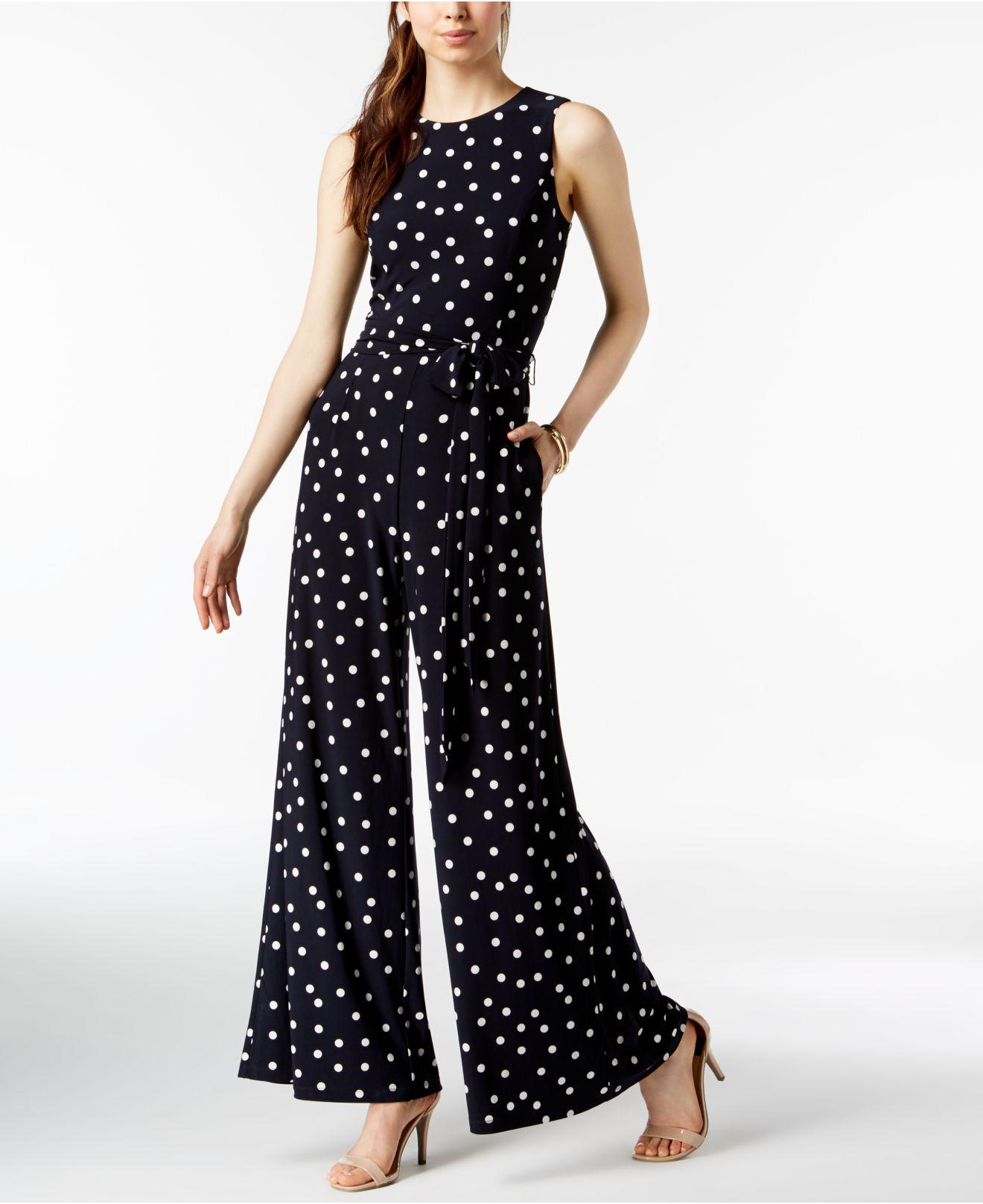 tommy hilfiger polka dot jumpsuit