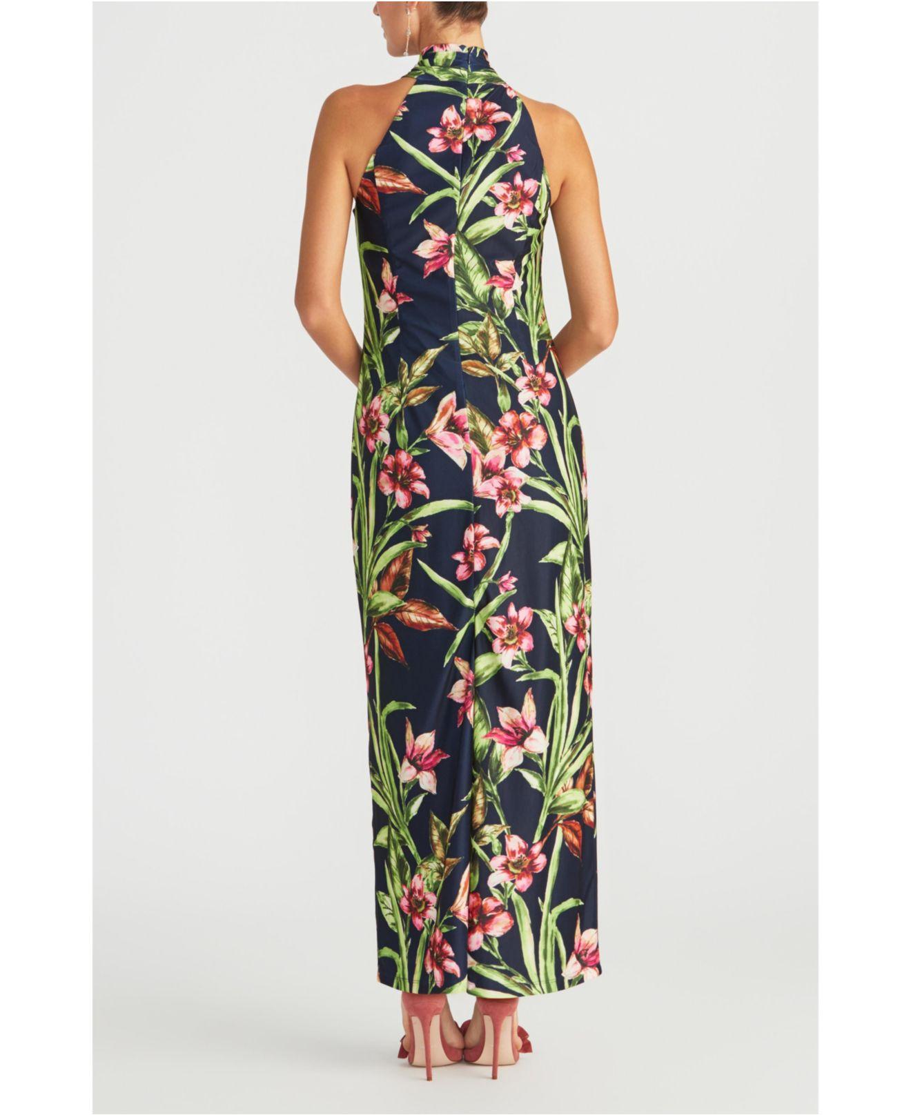 rachel roy ruffled maxi dress