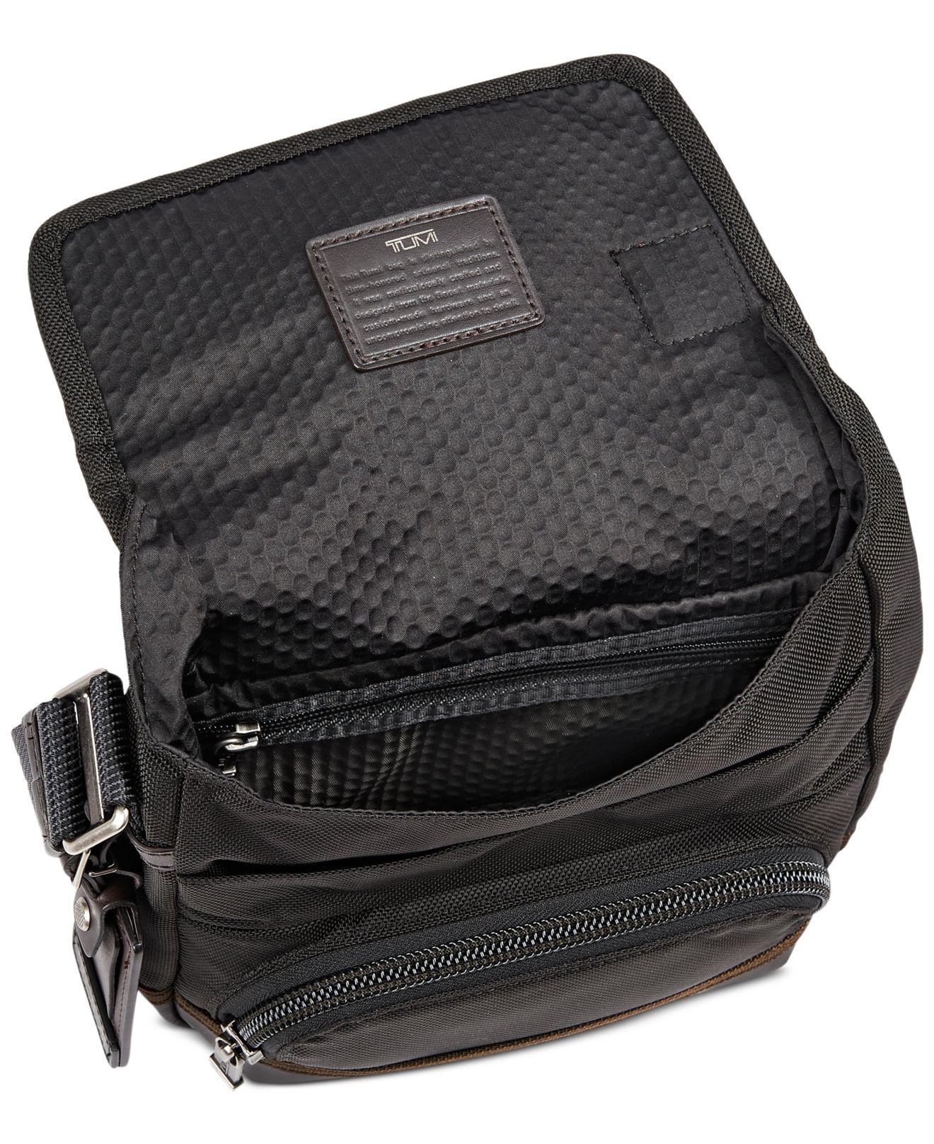 Tumi Synthetic Bravo Barstow Crossbody Messenger Bag in Brown for Men