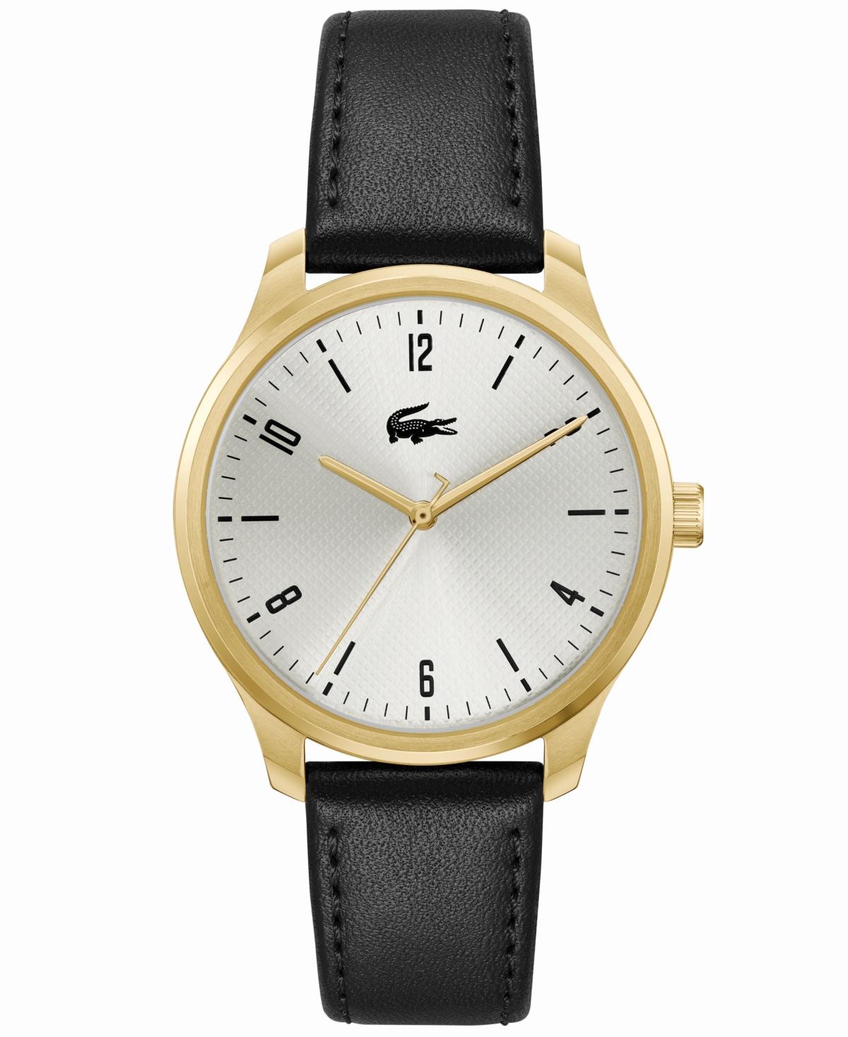 Lacoste Lisbon Quartz Leather Strap Watch 42mm in Gray for Men Lyst