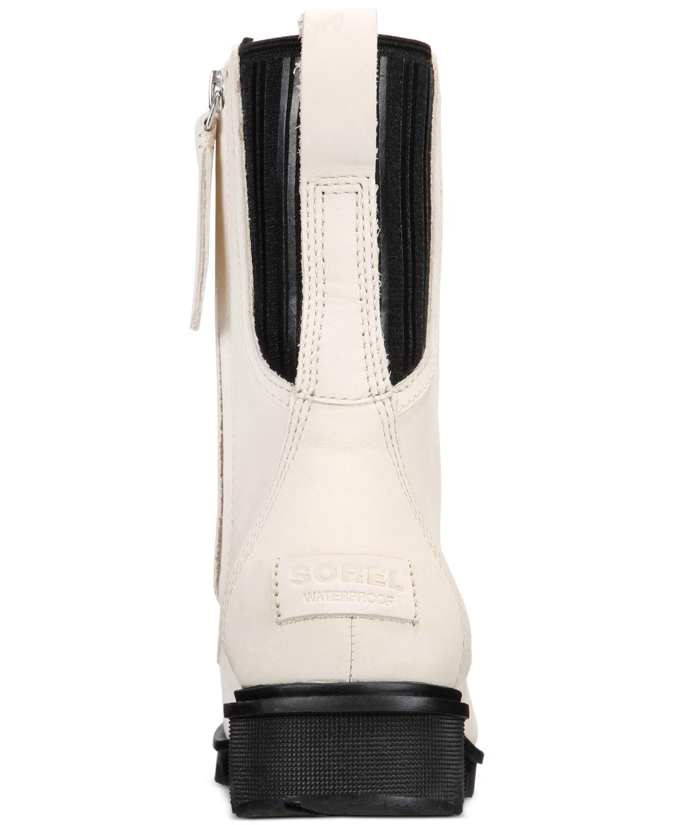 sorel phoenix waterproof nubuck combat boots