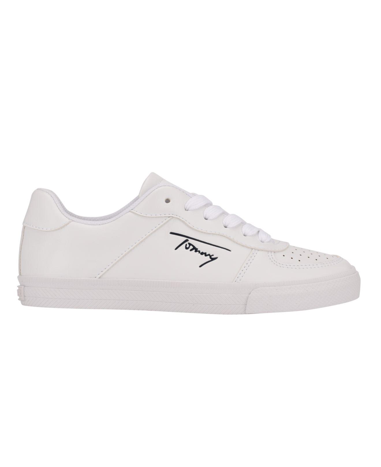 Tommy Hilfiger Laguna Casual Lace Up Sneakers in White | Lyst