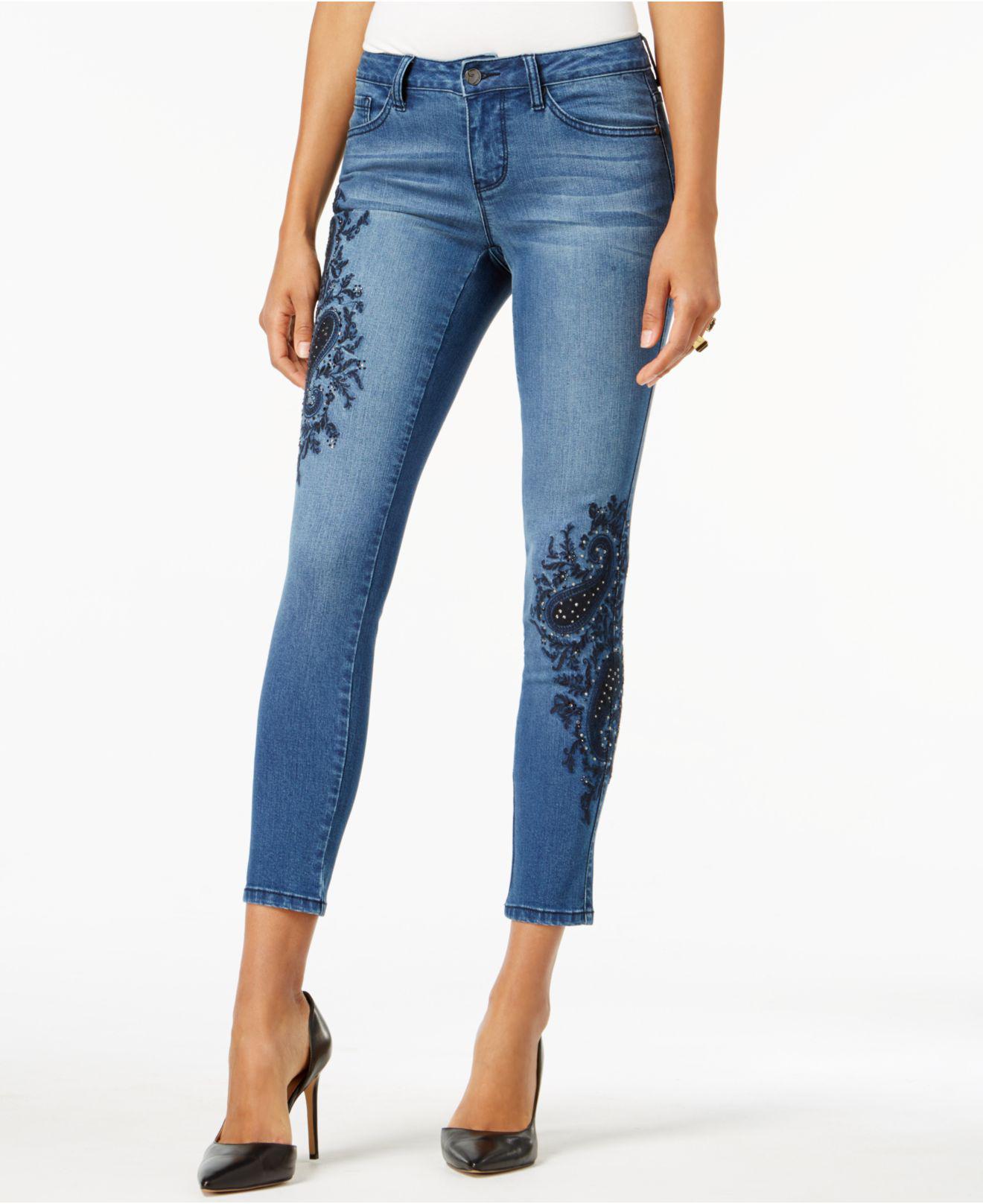 earl jeans embroidered