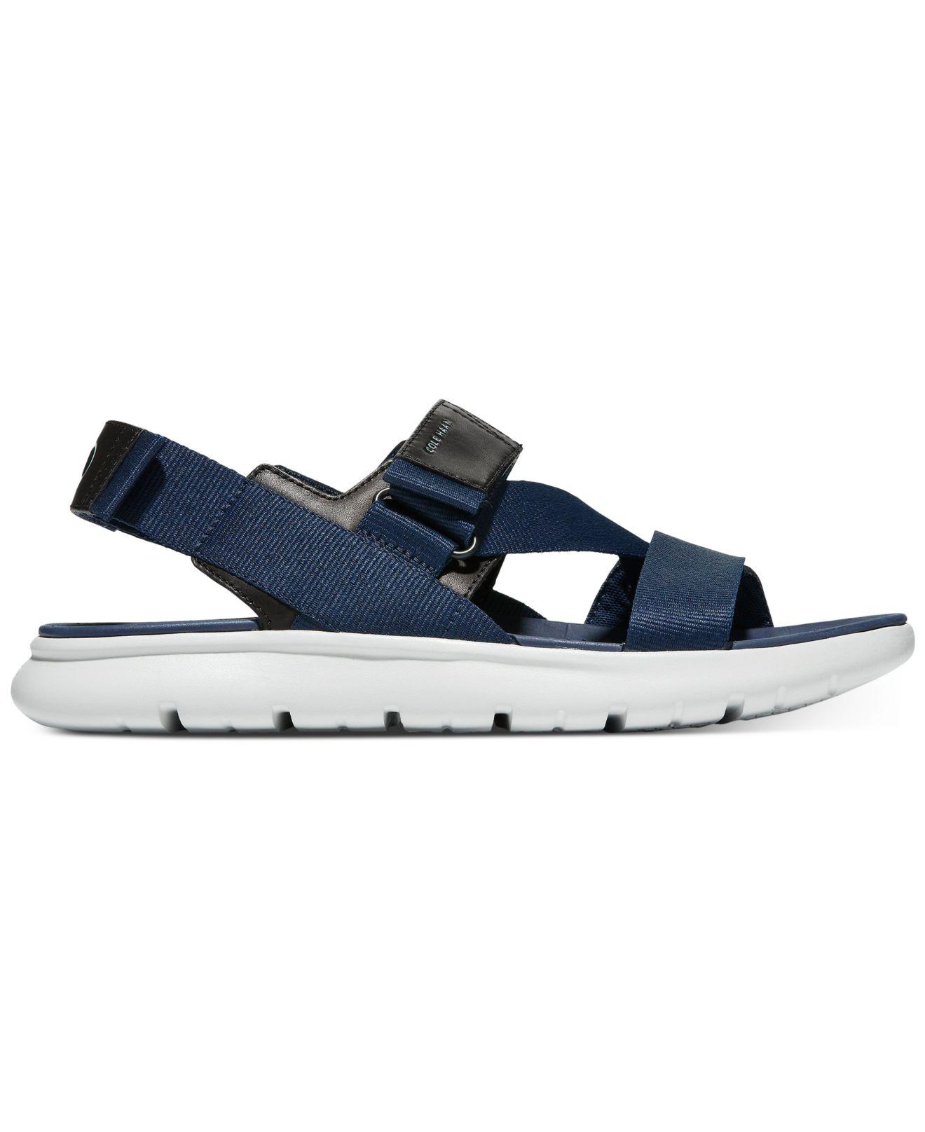 Cole Haan Rubber Zerogrand Mvr Sandal in Marine Blue (Blue) for Men - Lyst