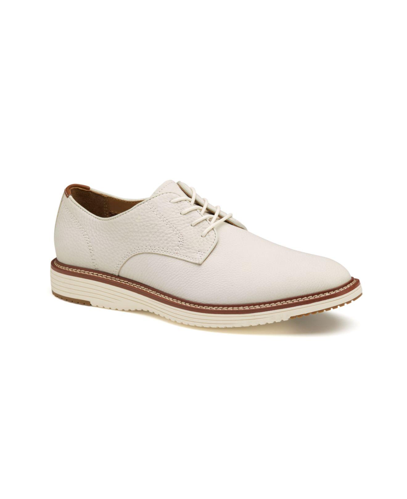 Johnston & Murphy Upton Plain Toe Dress Shoes in White for Men Lyst