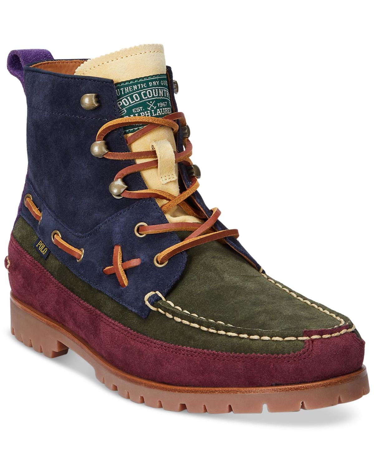 Polo Ralph Lauren Ranger Mid Color-blocked Suede Boot for  display picture 3