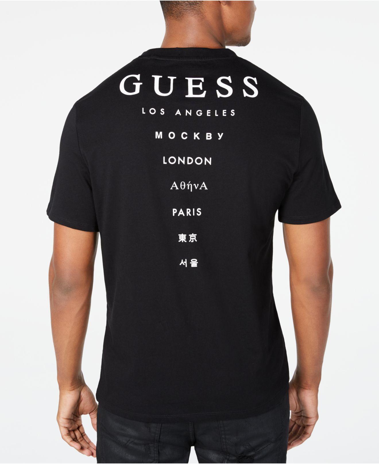 guess paris t shirt
