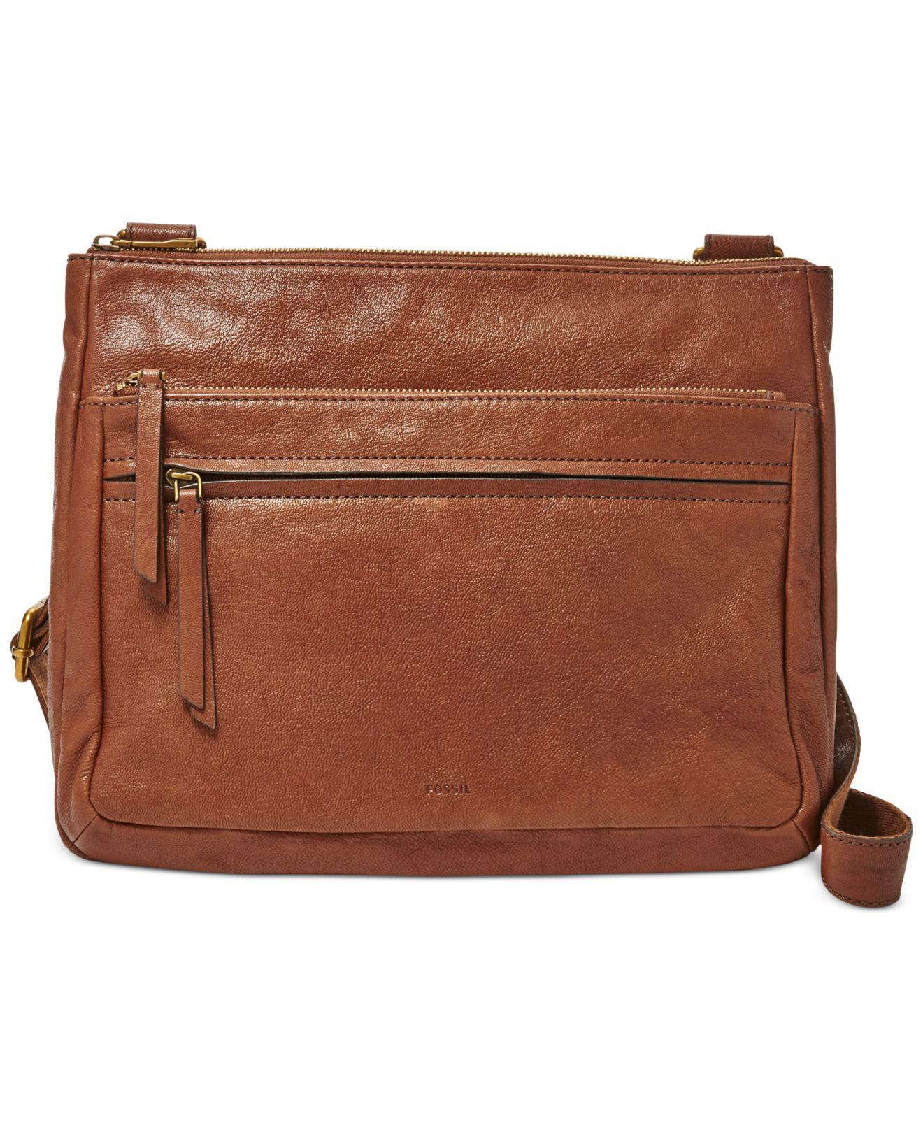 Fossil Leather Large Corey Crossbody in 