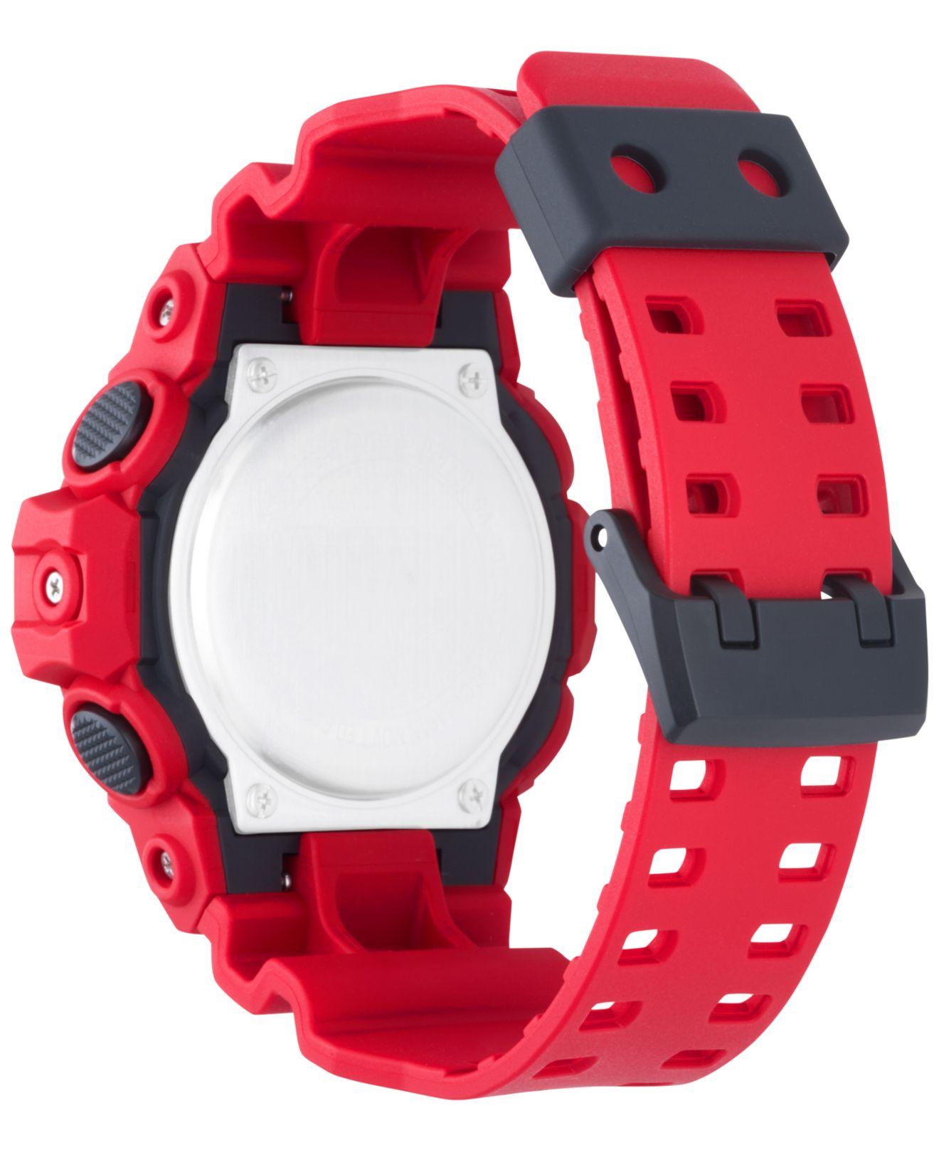 g shock ga700 red