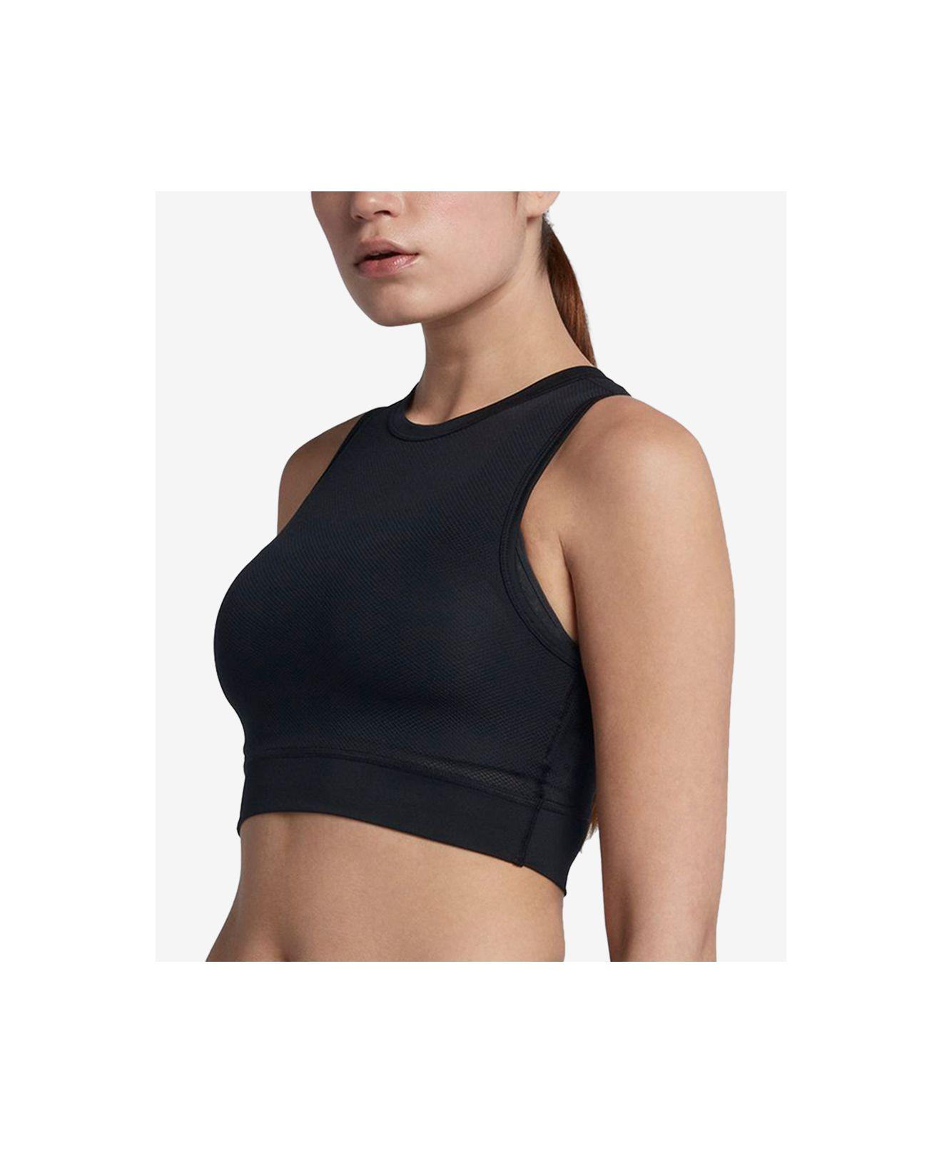 nike miler women's cropped running tank