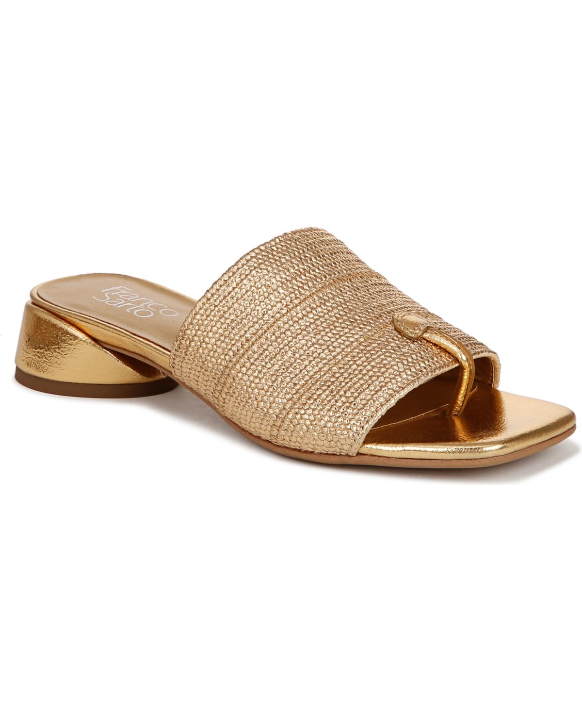 Franco Sarto Loran Slide Dress Sandals in Brown Lyst